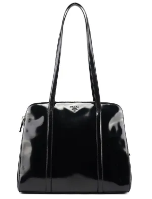 1995 Black Spazzolato Tote Bag