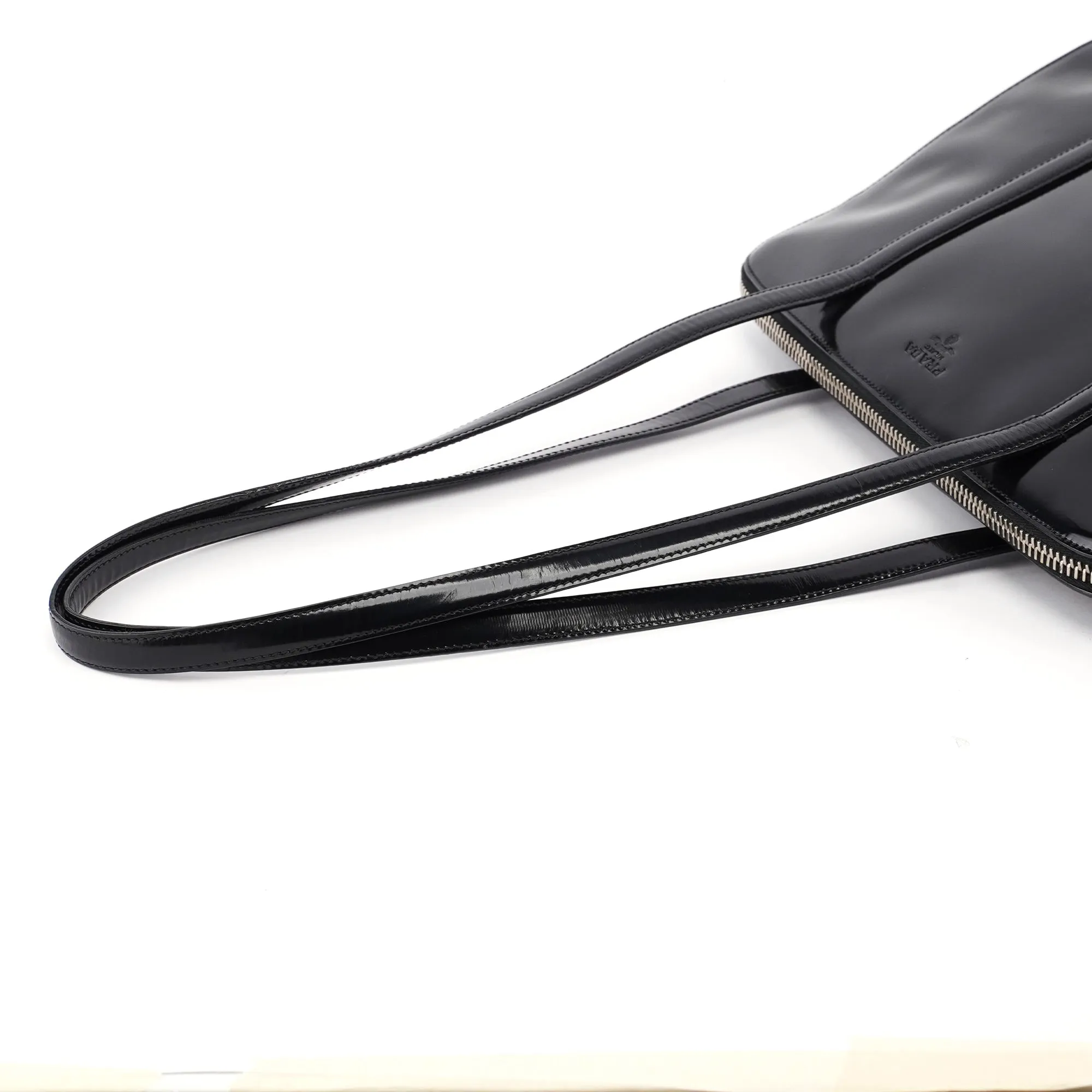 1995 Black Spazzolato Tote Bag