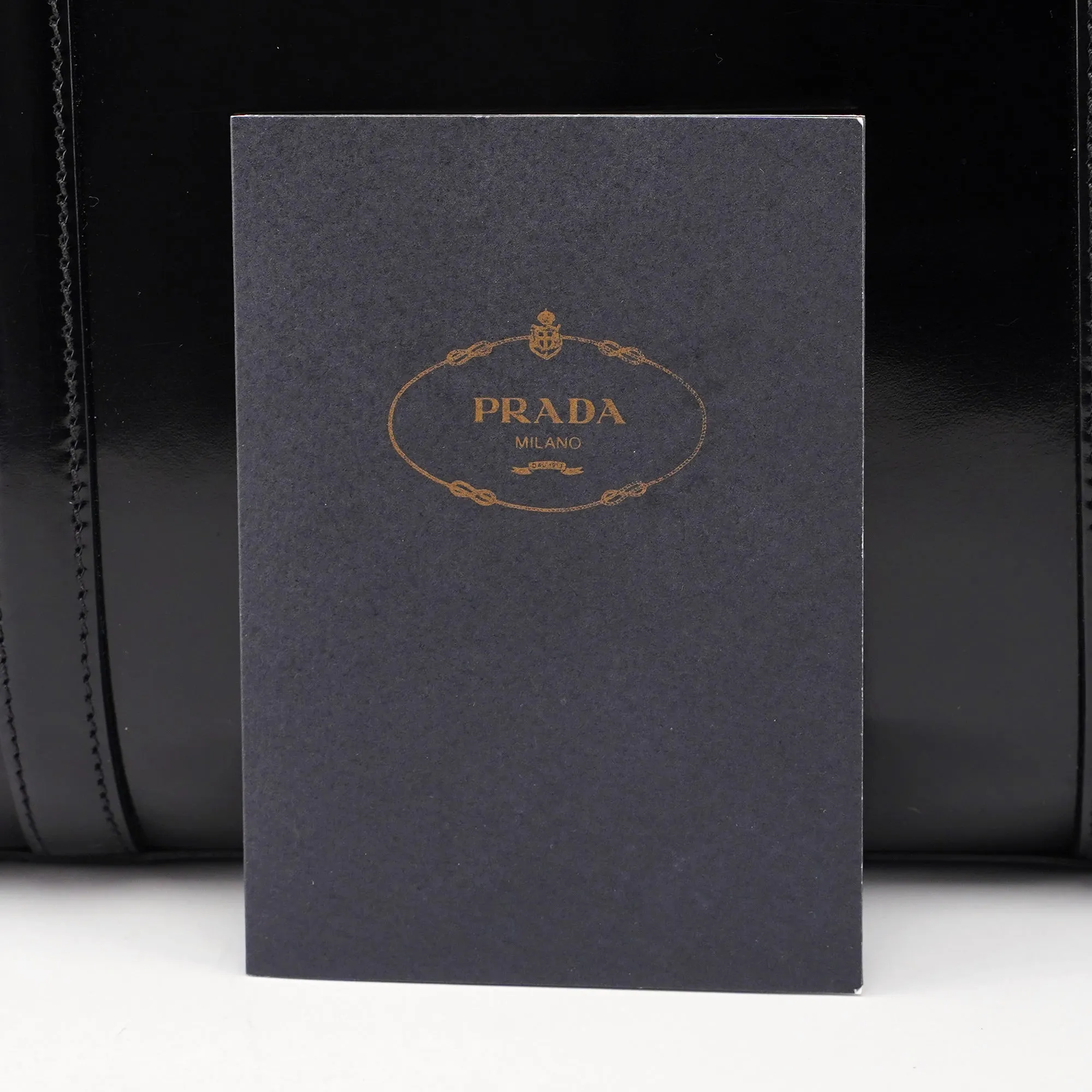 1995 Black Spazzolato Tote Bag