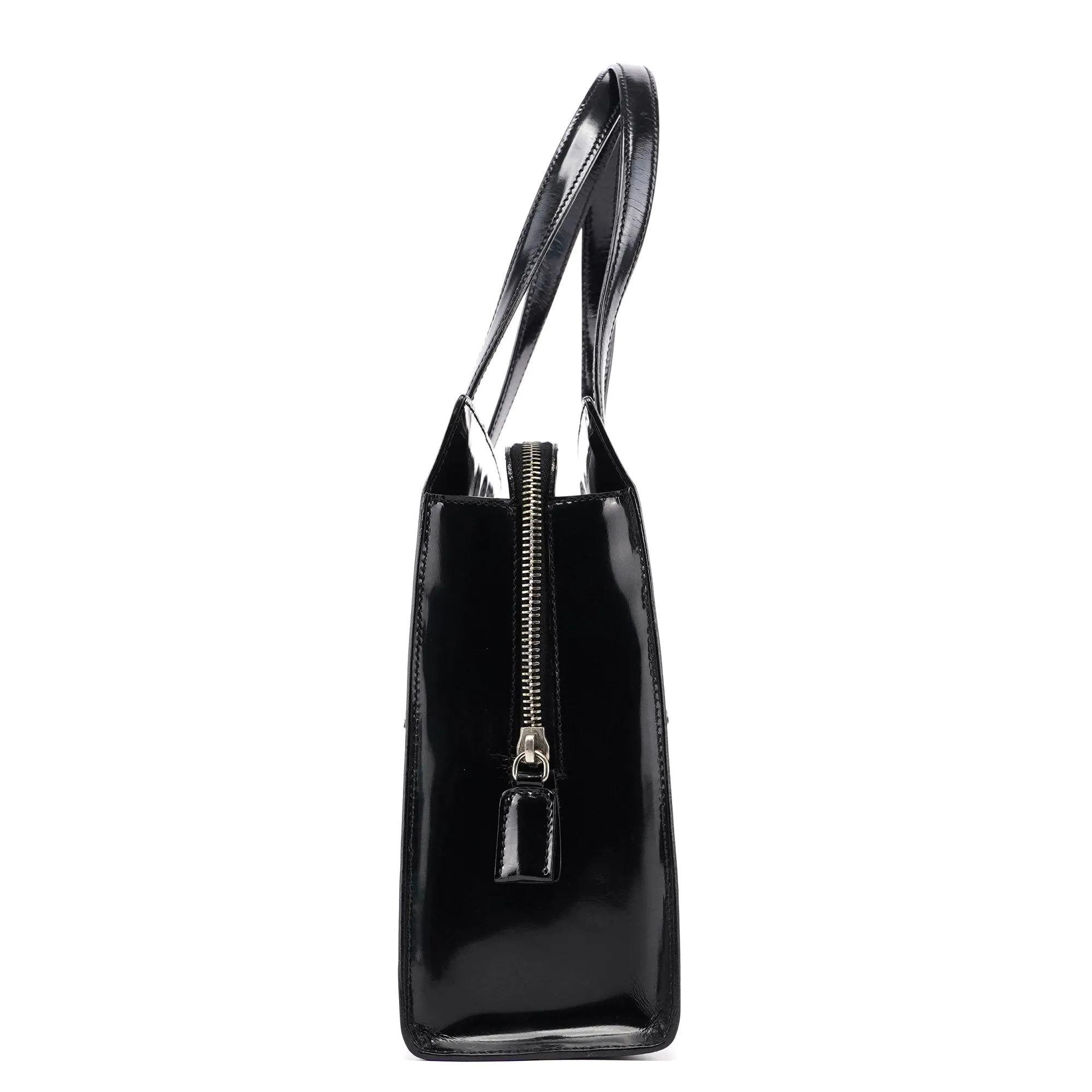 1995 Black Spazzolato Tote Bag