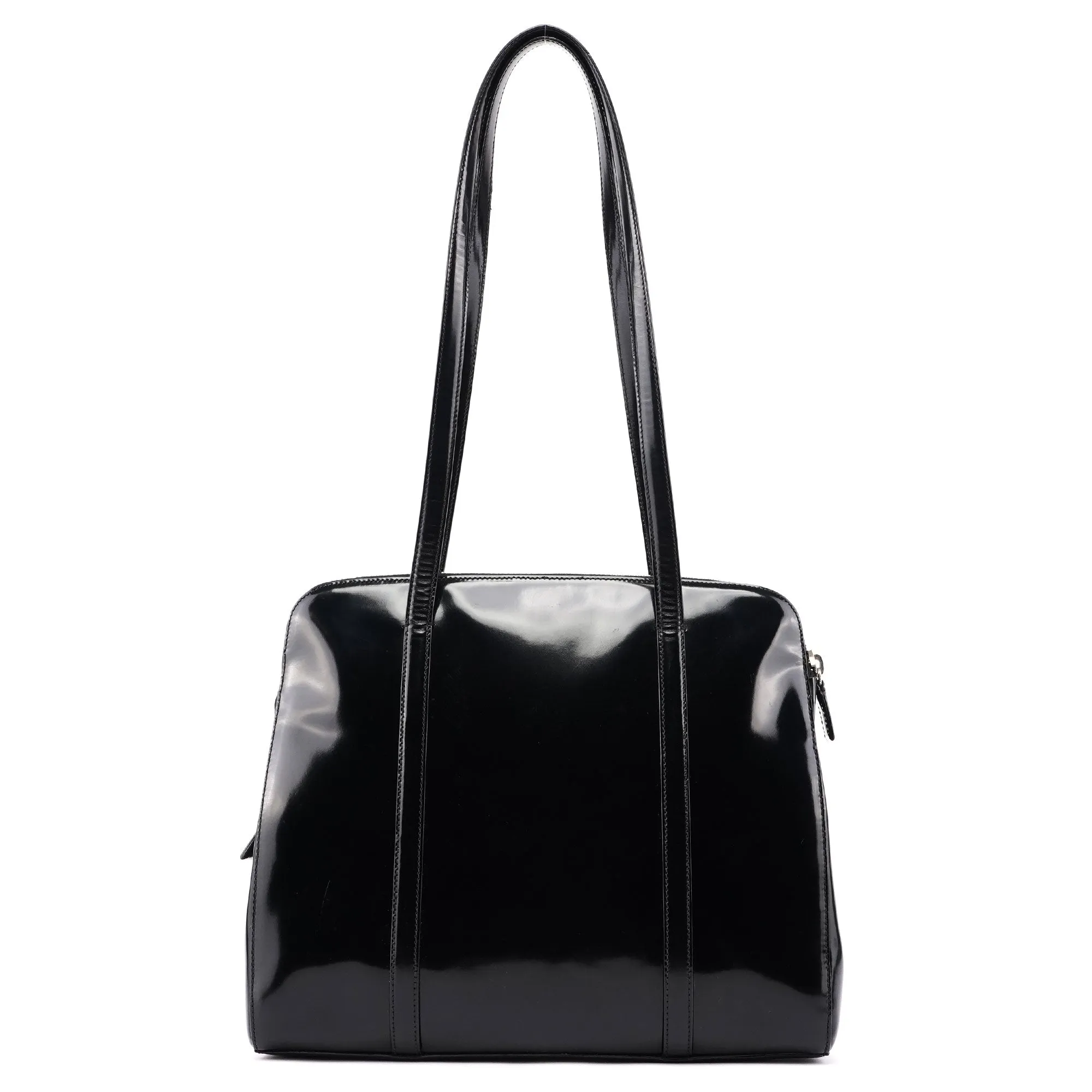 1995 Black Spazzolato Tote Bag