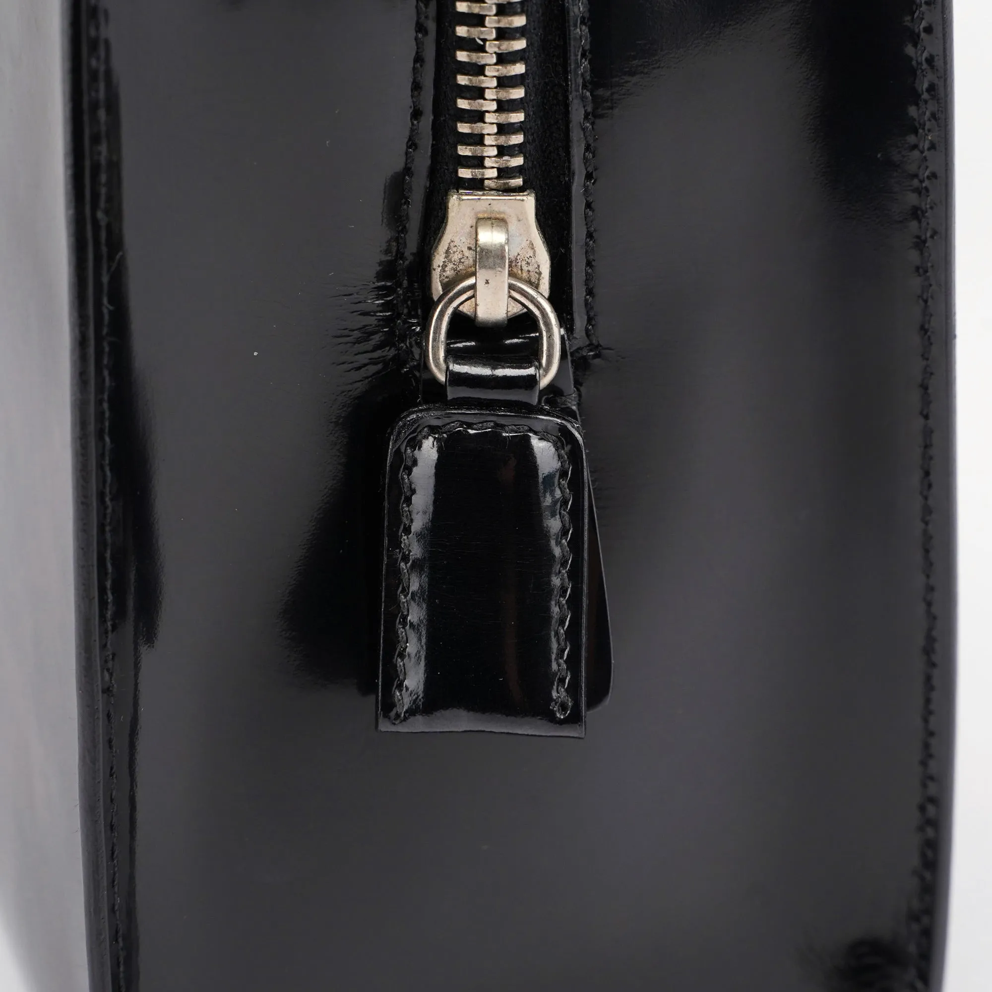 1995 Black Spazzolato Tote Bag