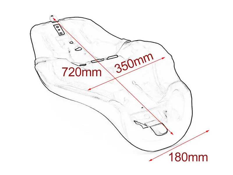 2-Up Driver Rear Passenger Seat Fits Harley Sportster XL883N XL1200