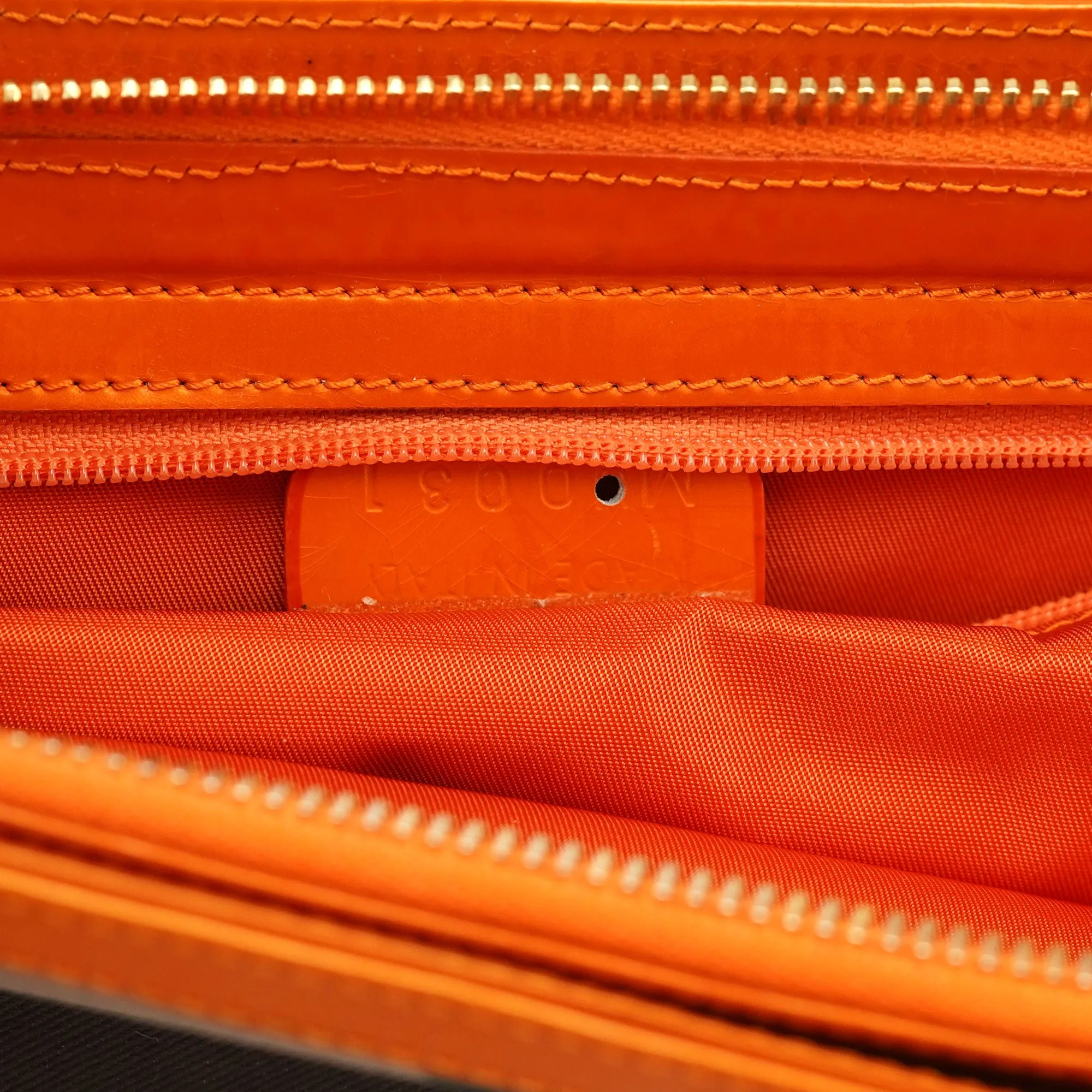 2001 Diorella Camo Orange Tote Bag
