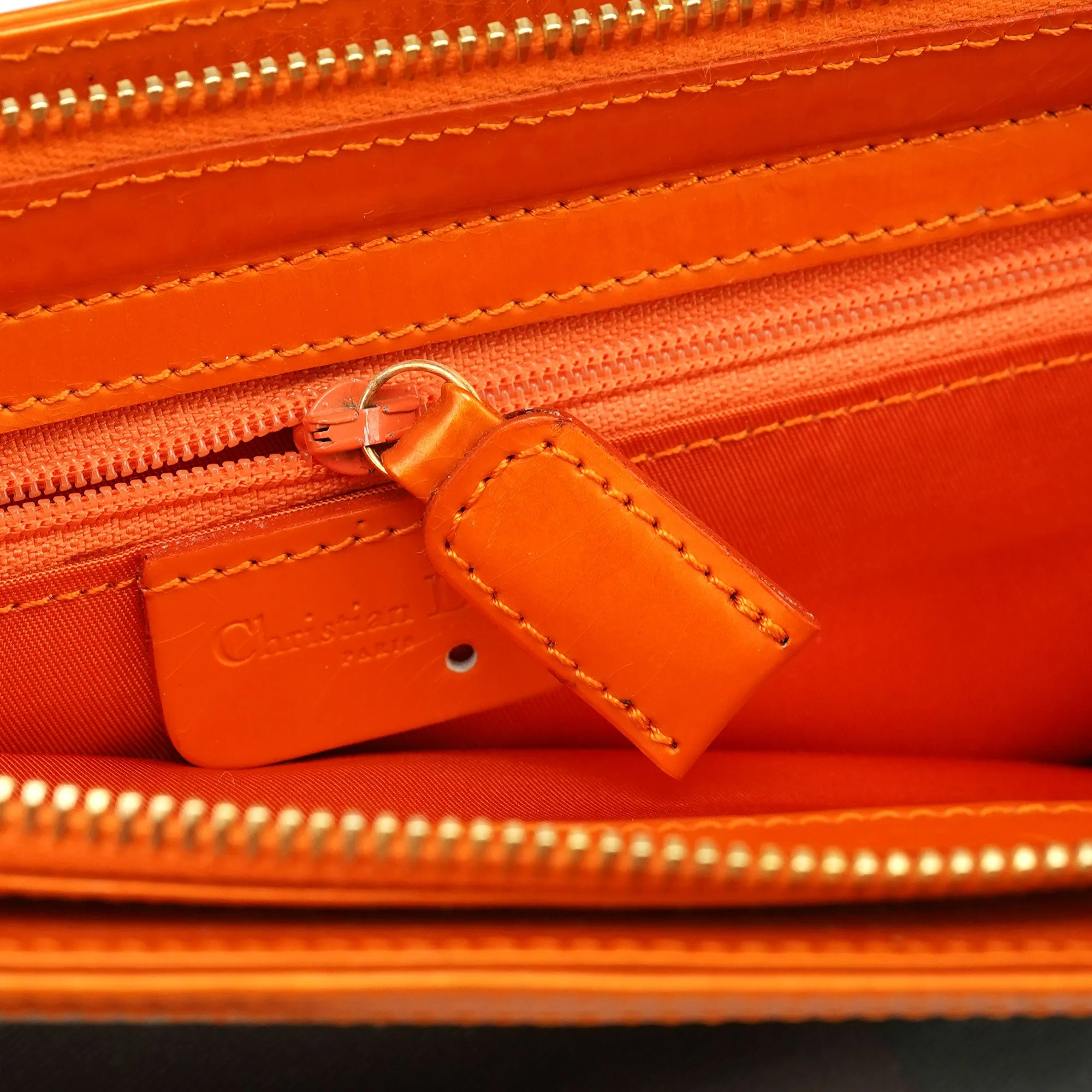2001 Diorella Camo Orange Tote Bag