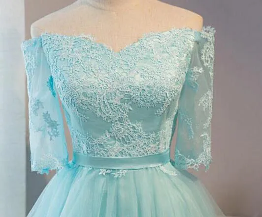 Adorable Mint Green Knee Length Homecoming Dress, Short Prom Dress