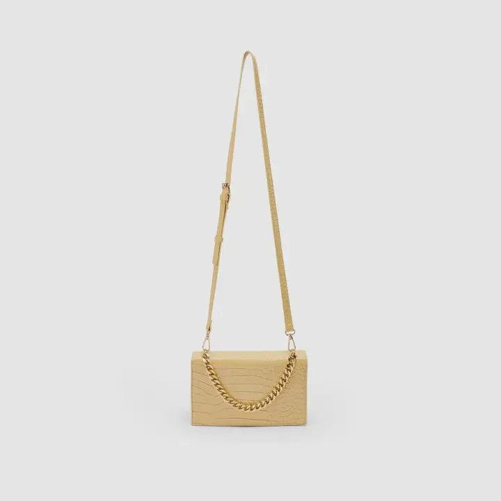 Athena Chain Crossbody - Yellow