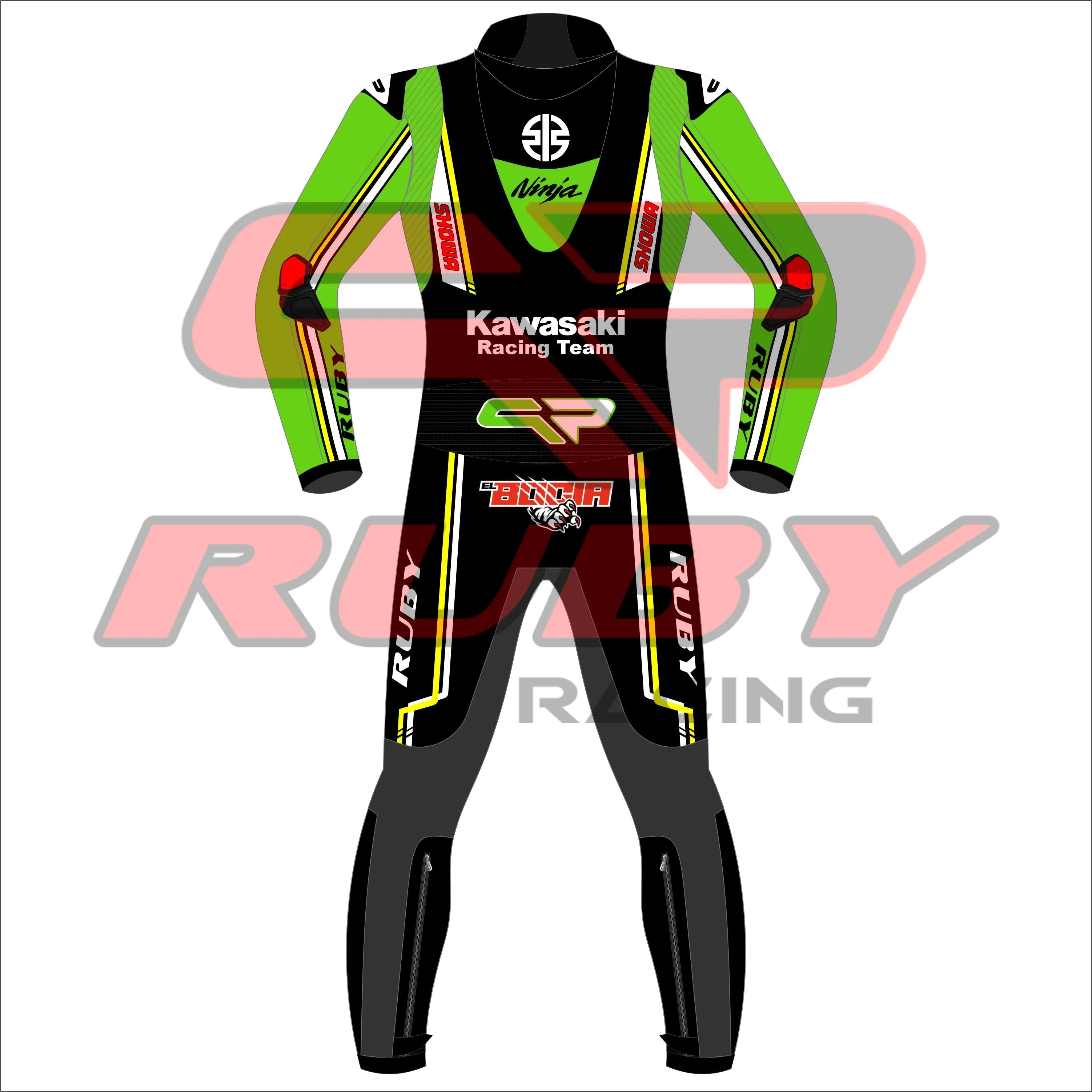 Axel Bassani Kawasaki Ninja WSBK 2024 Race Suit