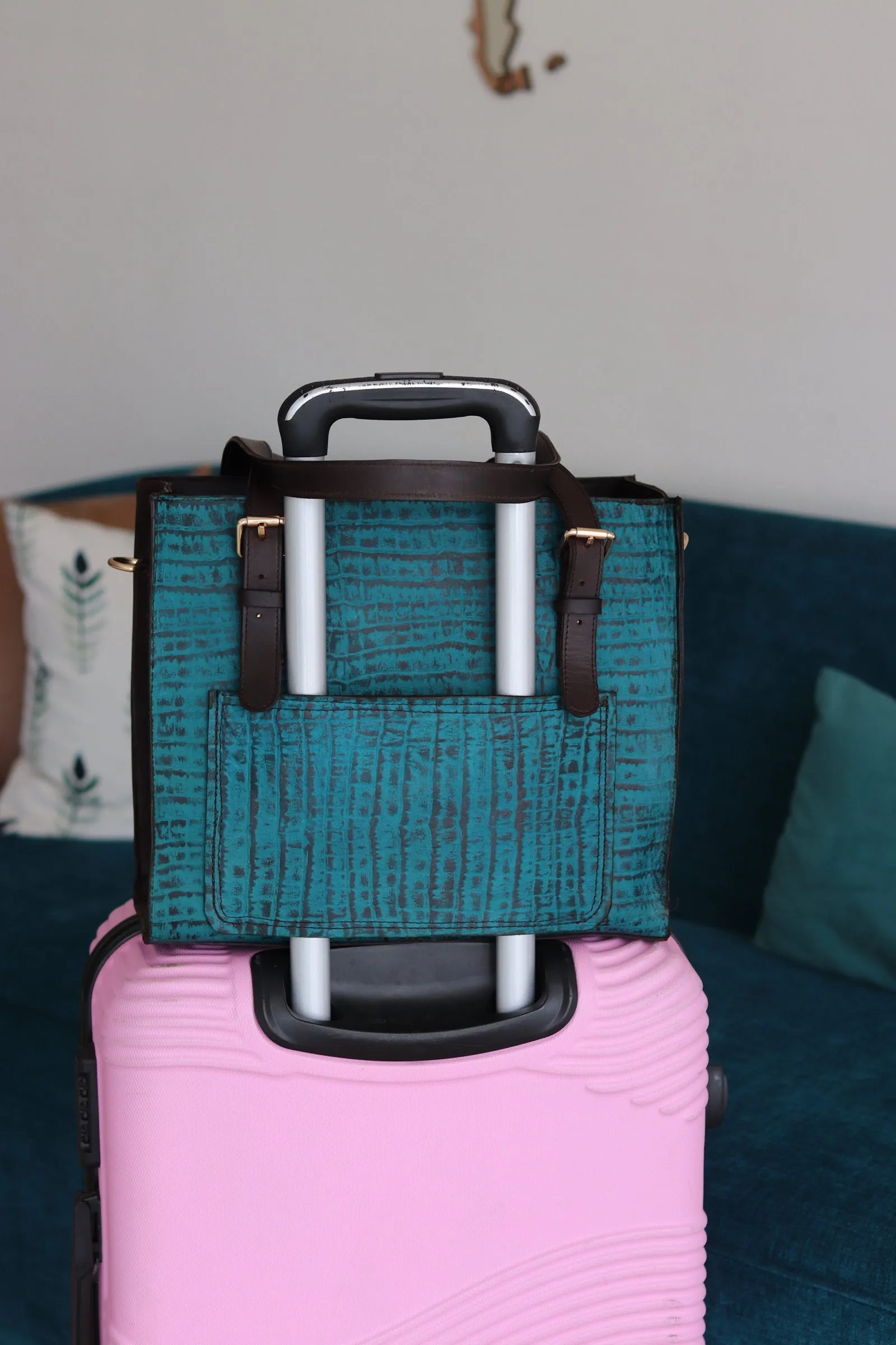 Bahari Leather Laptop Tote- LIMITED EDITION