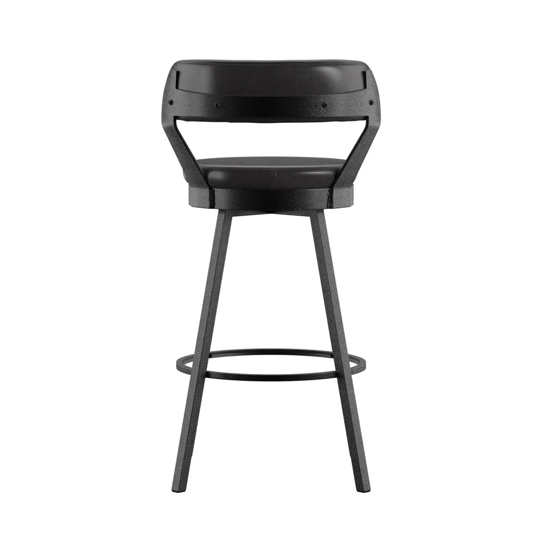 Berrin Bar & Counter Stool (Set of 2) Trent Austin Design® Upholstery: Black, Seat Height: Bar Stool (30.3" Seat Height)