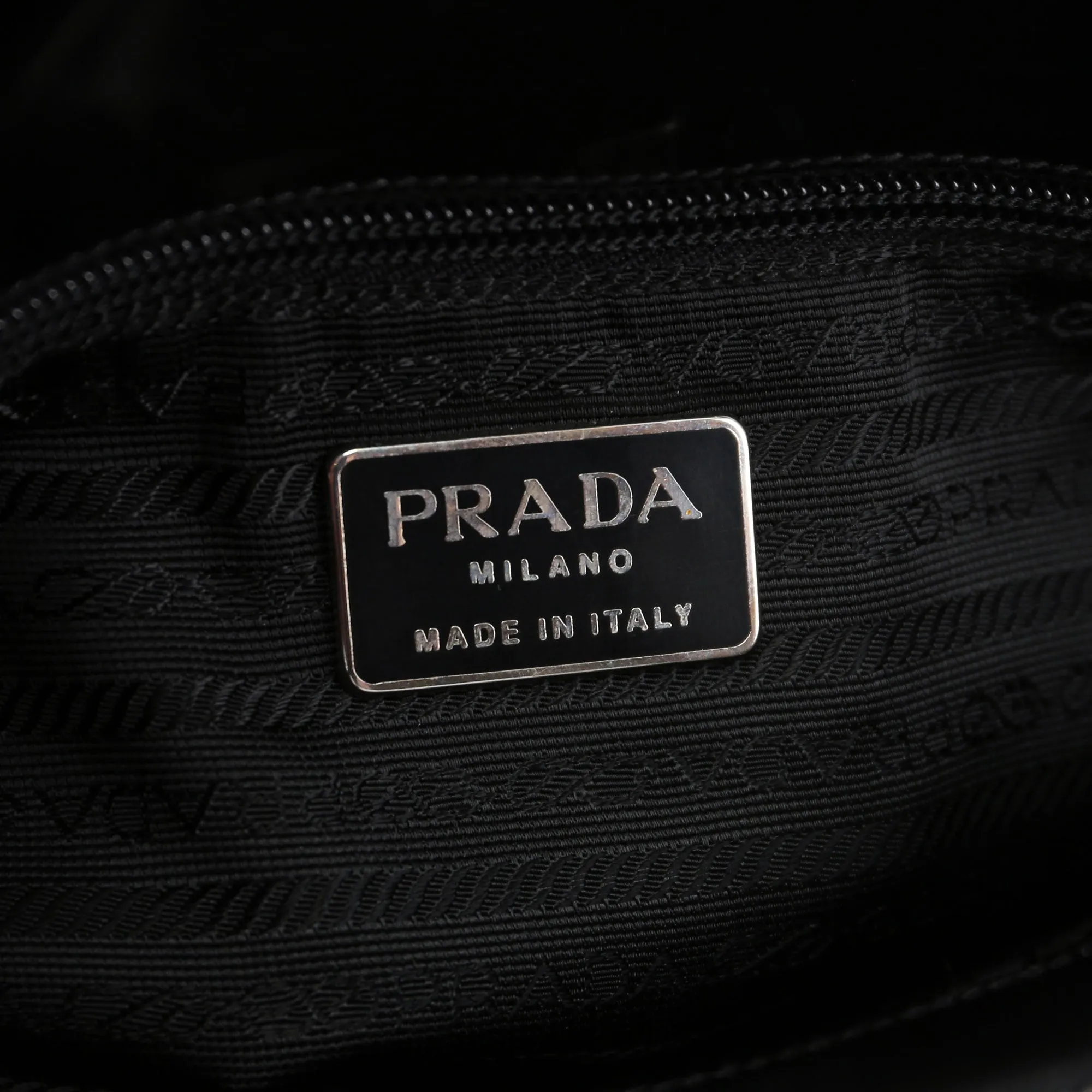 Black Spazzolato Tote