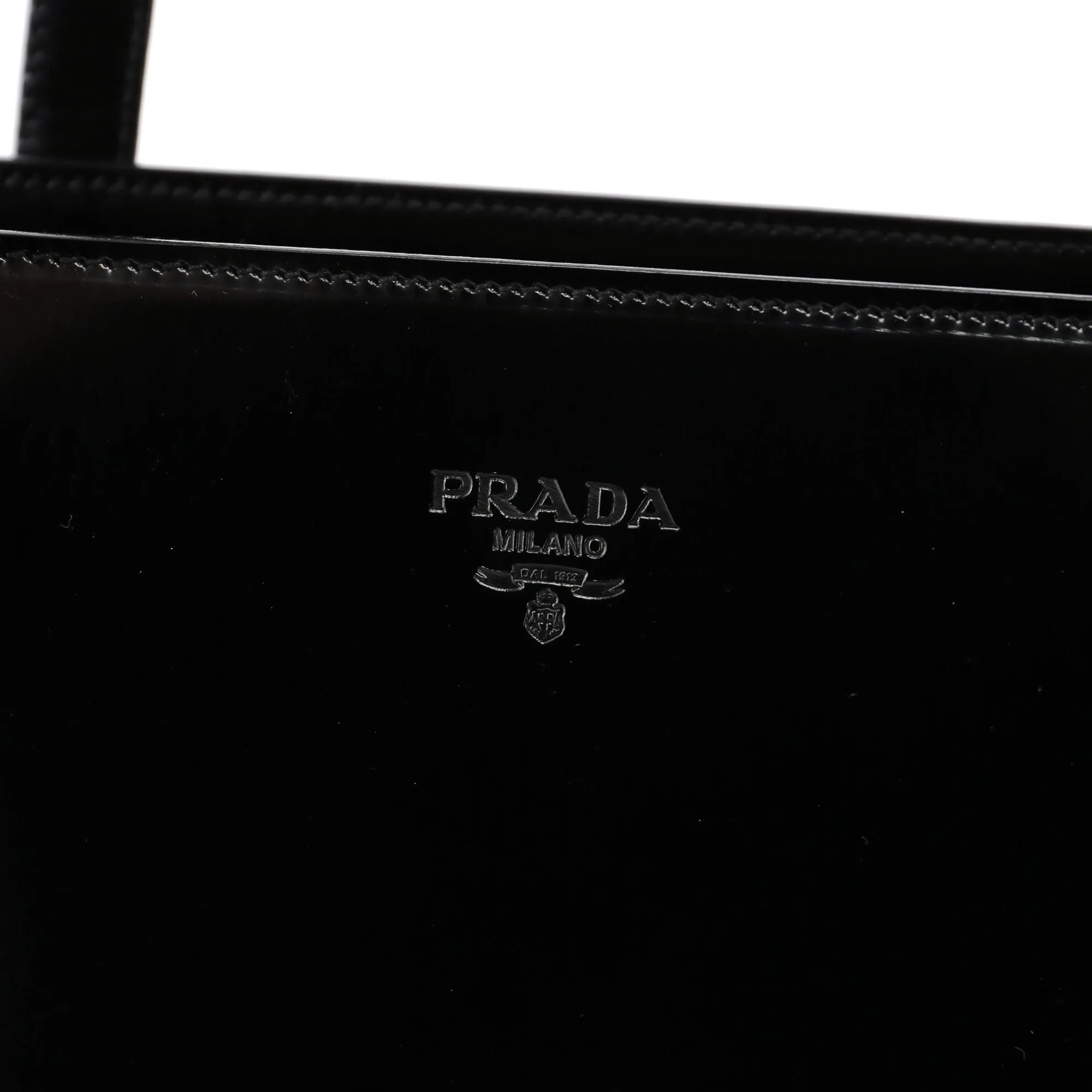 Black Spazzolato Tote