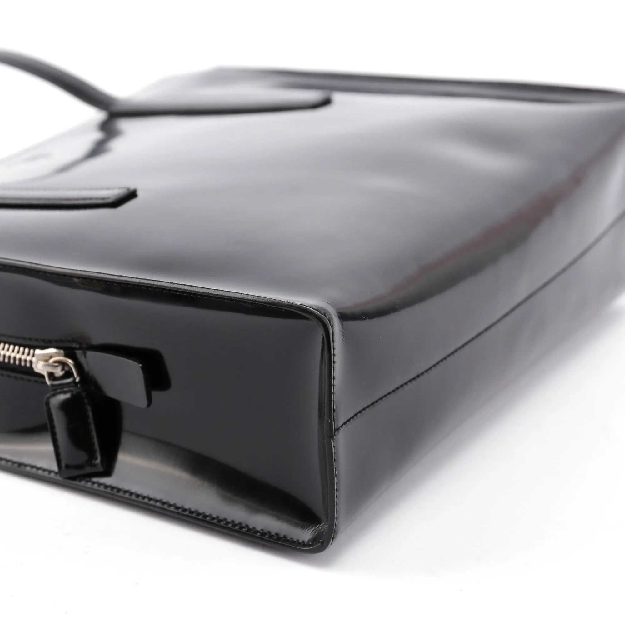 Black Spazzolato Tote