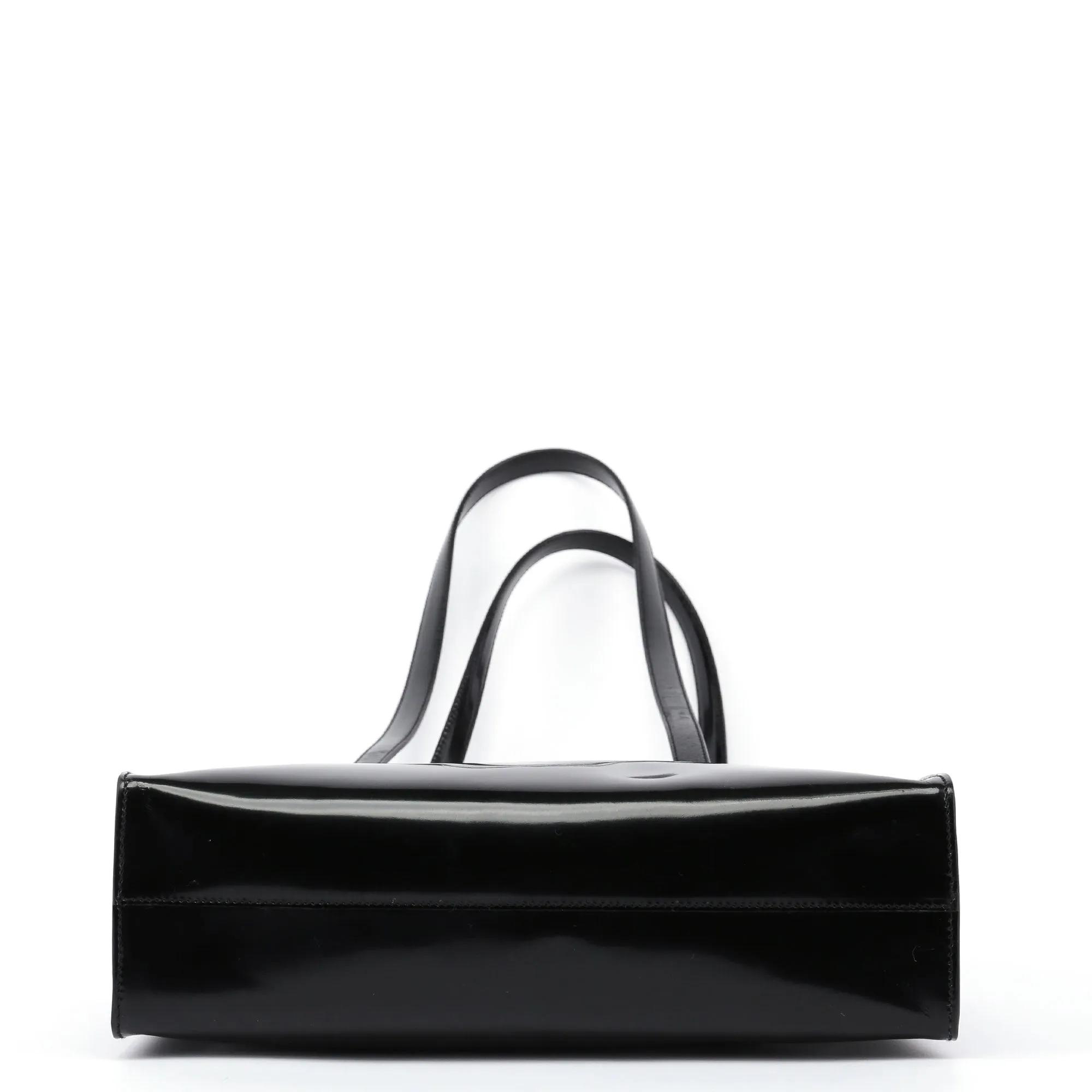 Black Spazzolato Tote