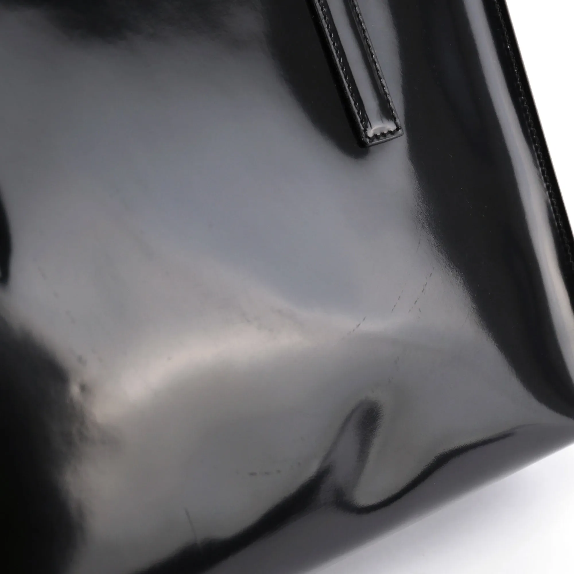 Black Spazzolato Tote