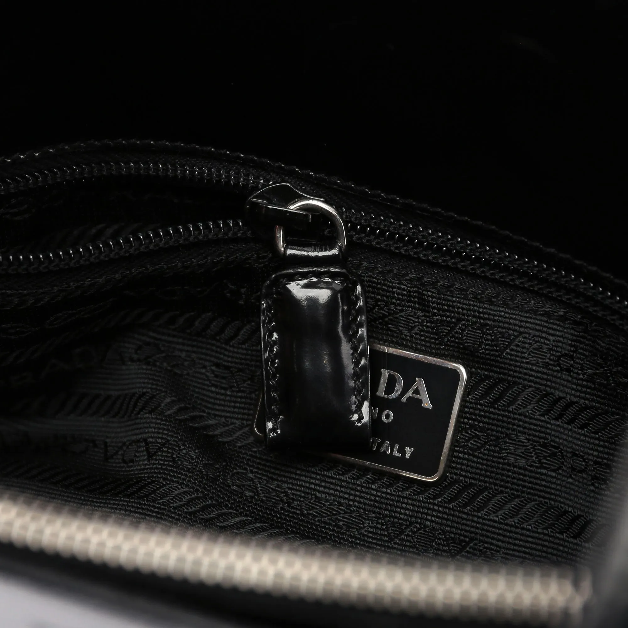Black Spazzolato Tote