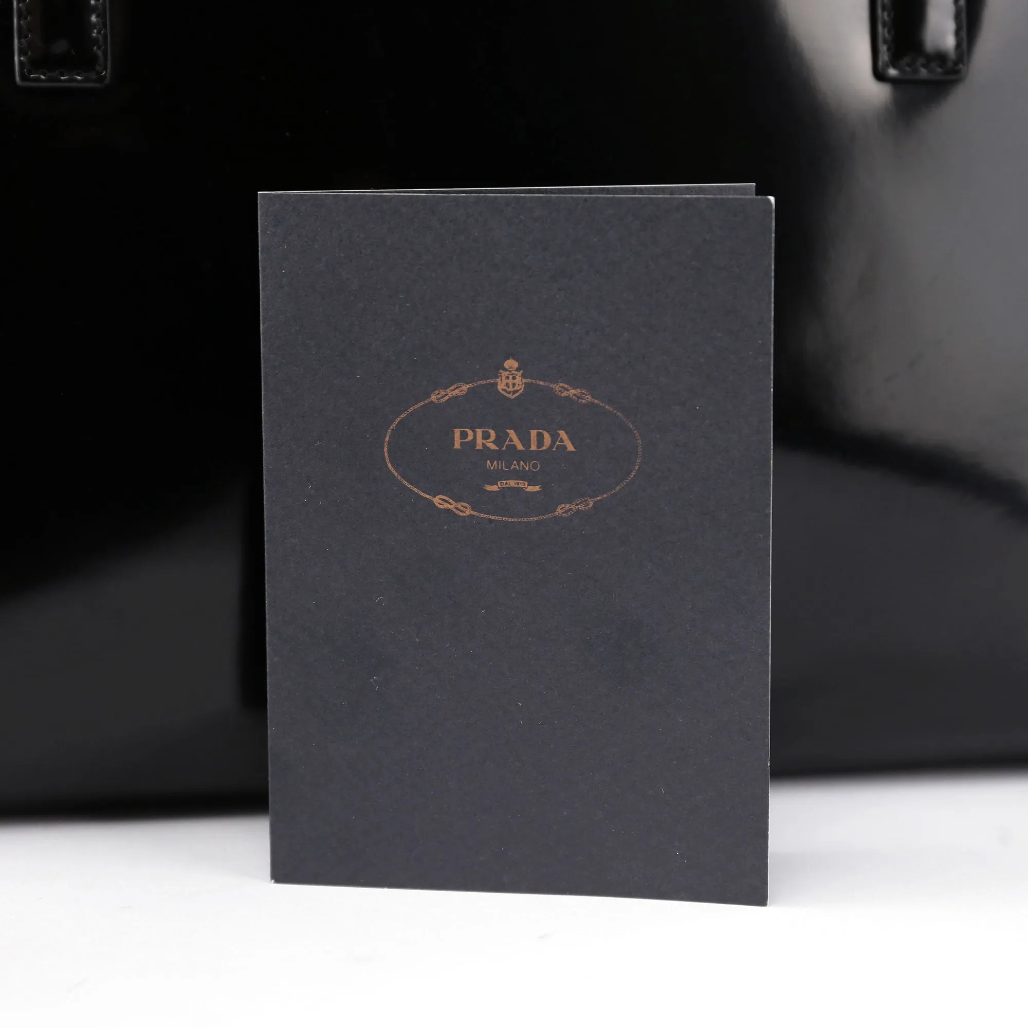 Black Spazzolato Tote