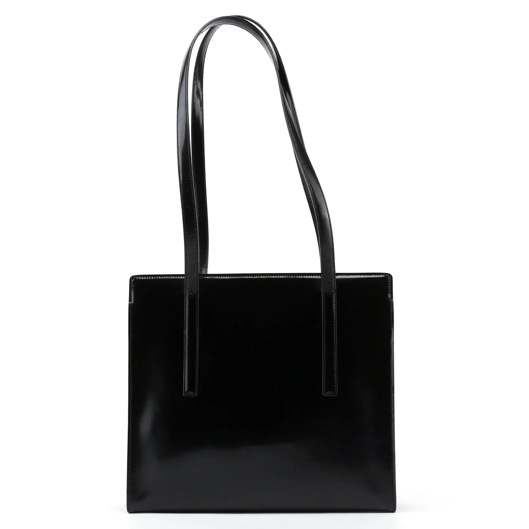 Black Spazzolato Tote