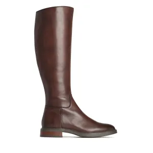 BLANCHE LEATHER LONG SADDLED BOOTS