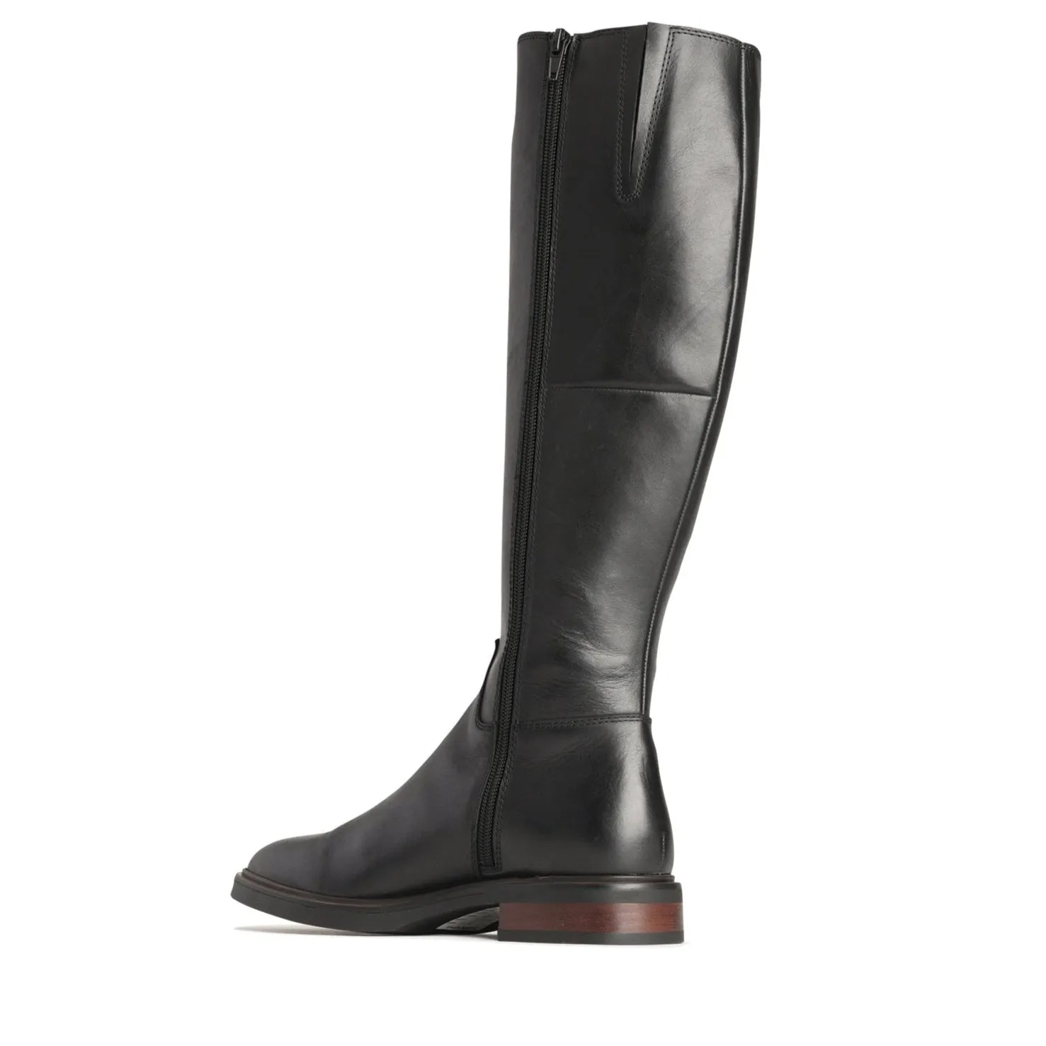 BLANCHE LEATHER LONG SADDLED BOOTS