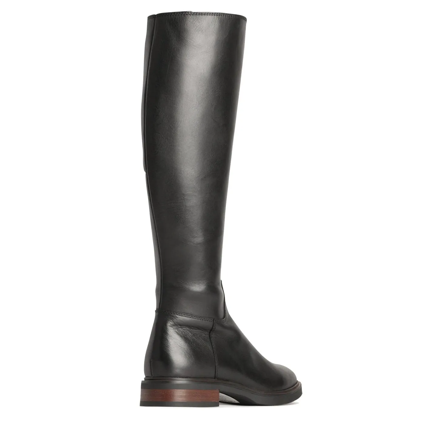 BLANCHE LEATHER LONG SADDLED BOOTS