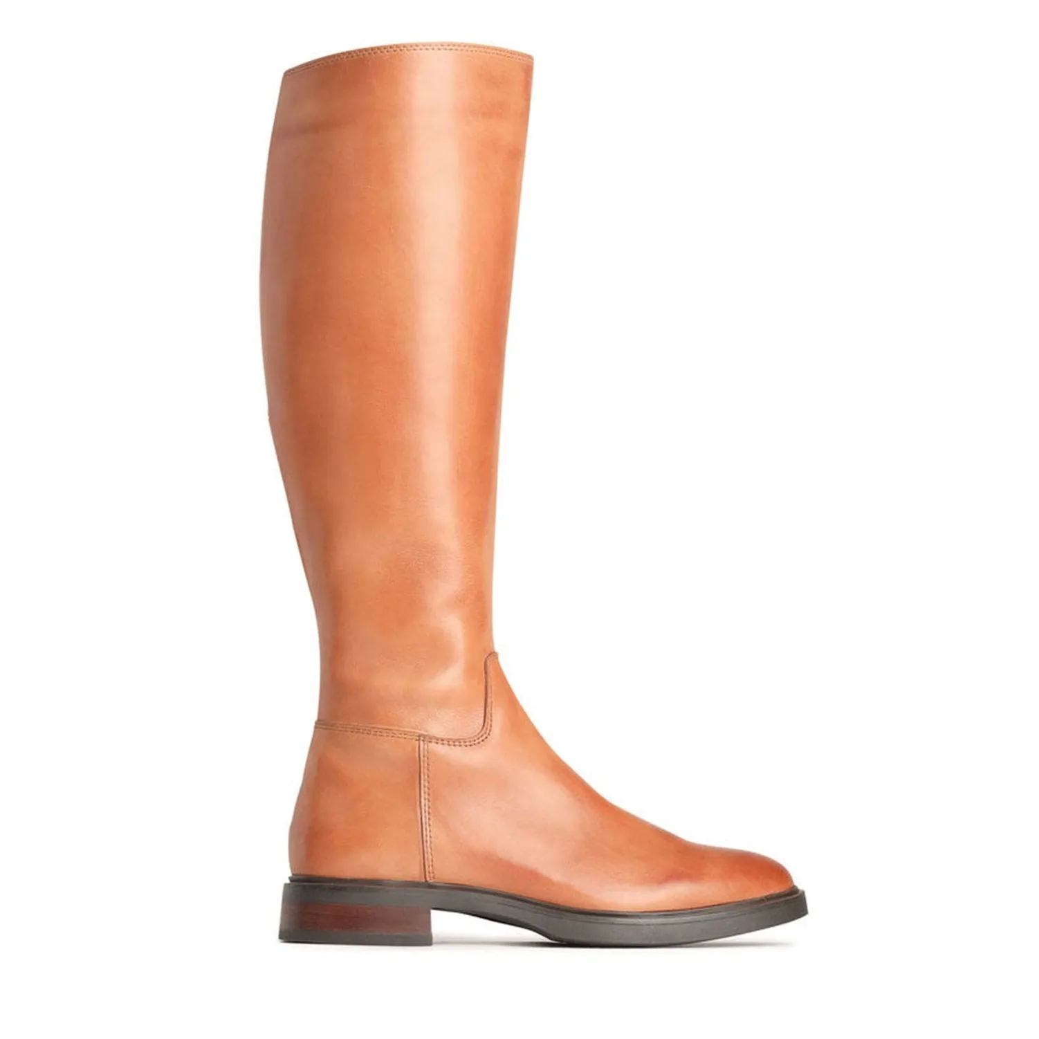 BLANCHE LEATHER LONG SADDLED BOOTS