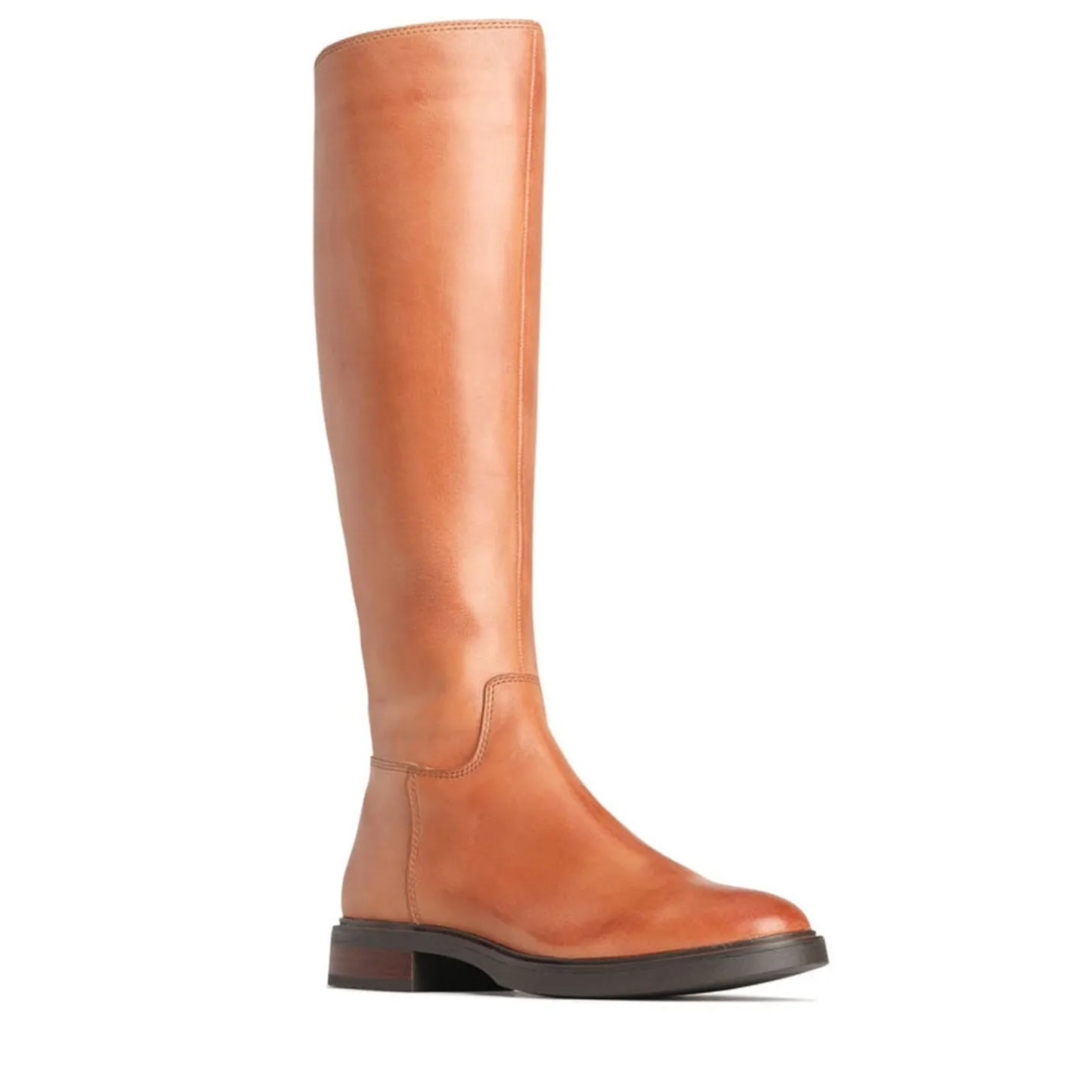BLANCHE LEATHER LONG SADDLED BOOTS