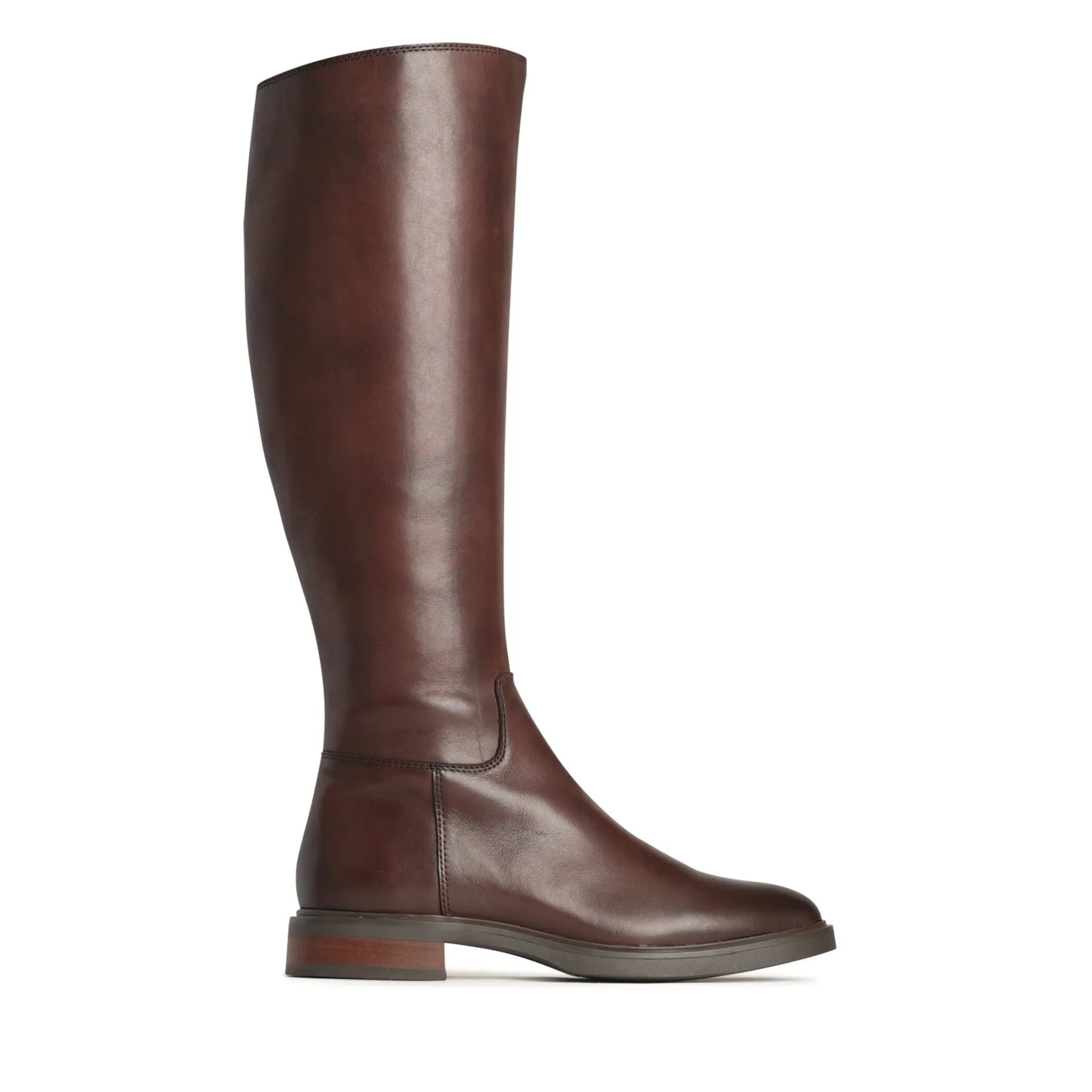 BLANCHE LEATHER LONG SADDLED BOOTS