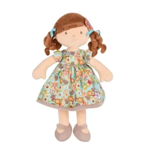 BONIKKA Summer Flower Kid Doll with Brunette  Hair