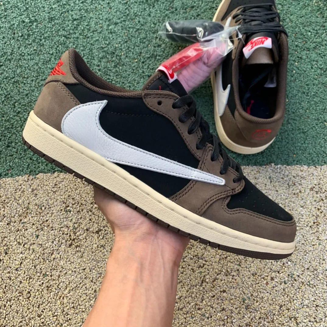 Brand New Air Jordan 1 Retro Low Barb 'Travis Scott'