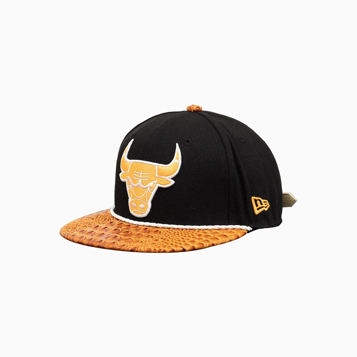 Breyer's Buck 50 Chicago Bulls Hat With Leather Visor