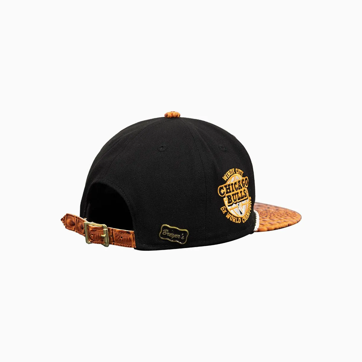 Breyer's Buck 50 Chicago Bulls Hat With Leather Visor