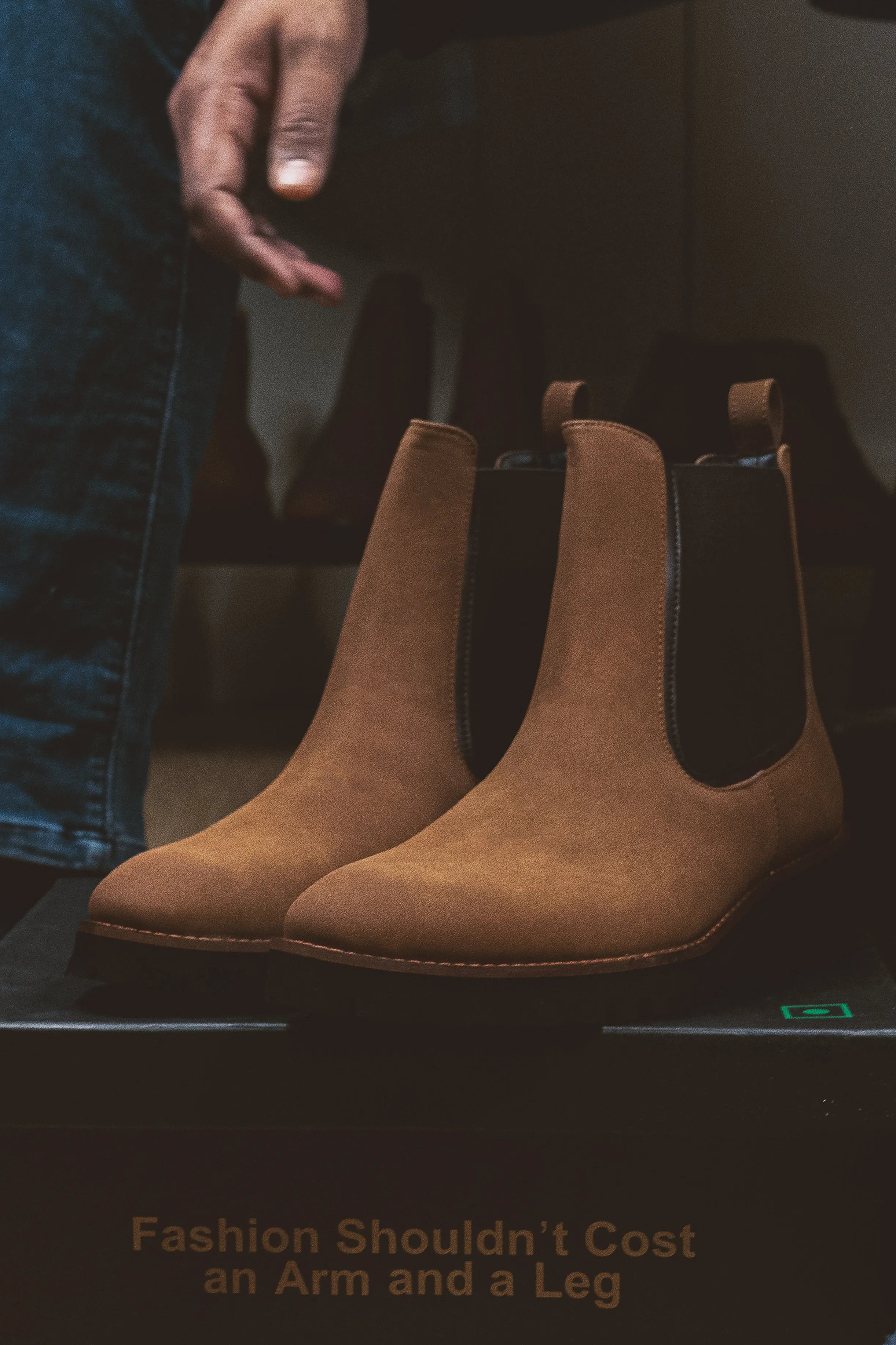 Brigadier Camel Boots