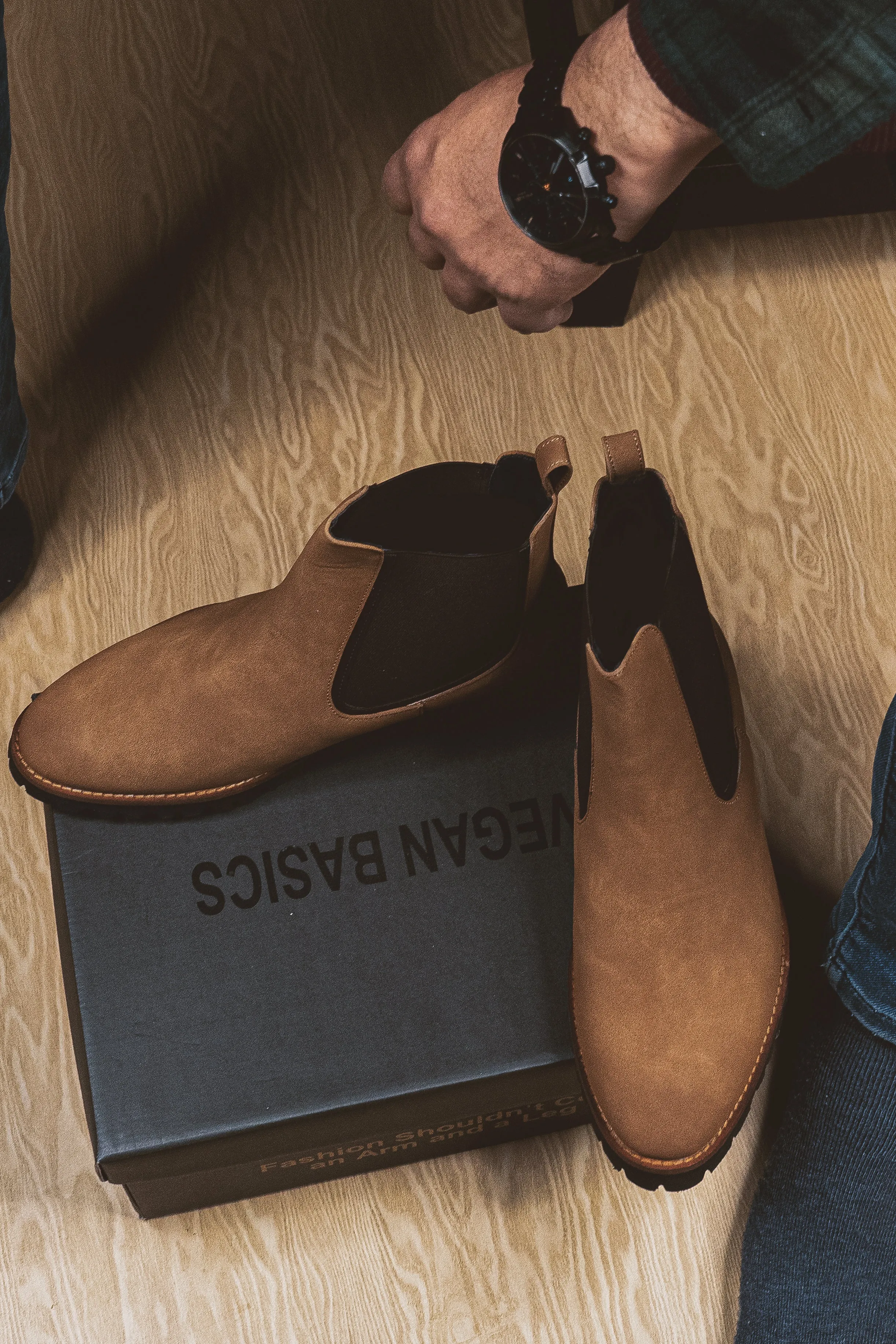 Brigadier Camel Boots