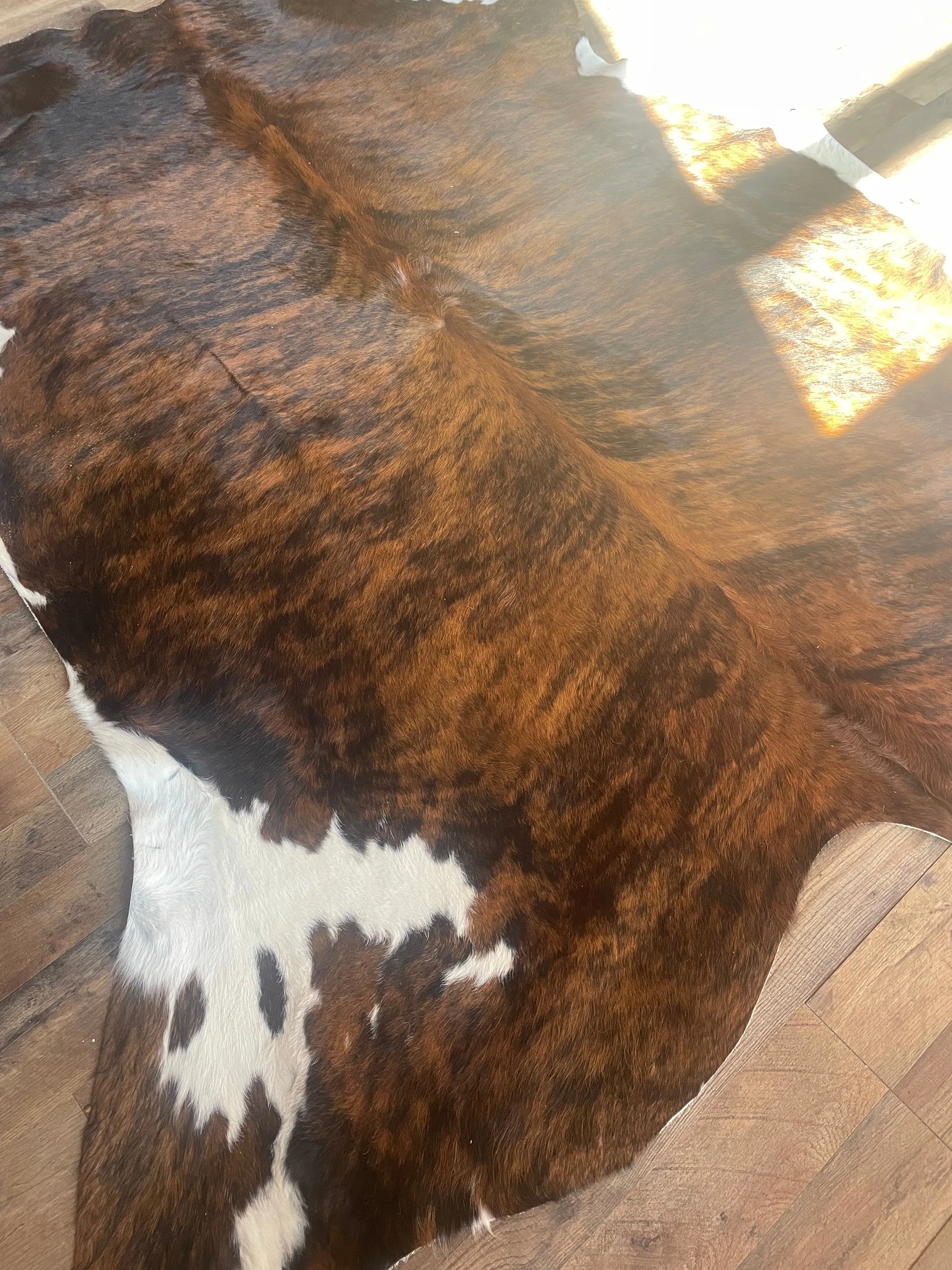 Brindle Cowhide, 4’10x6’8