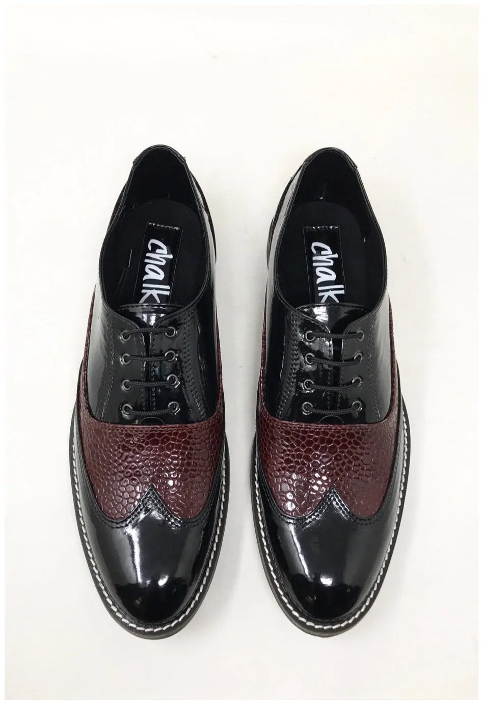 Burgundy Mamba Brogues