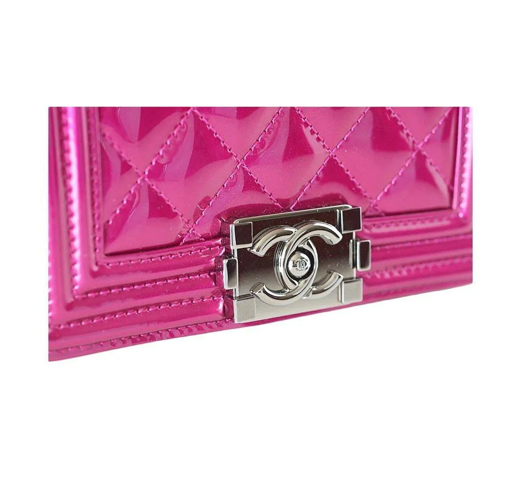 Chanel Mini Boy Bag Fuschia