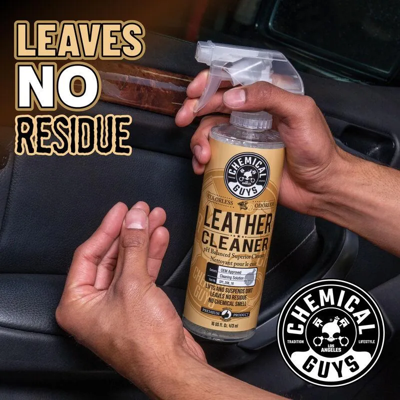 Chemical Guys Leather Cleaner, Colorless & Odorless Super Cleaner, 473ml