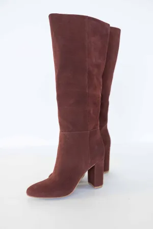 [CHINESE LAUNDRY] KRAFTY SUEDE KNEE HIGH BOOTS