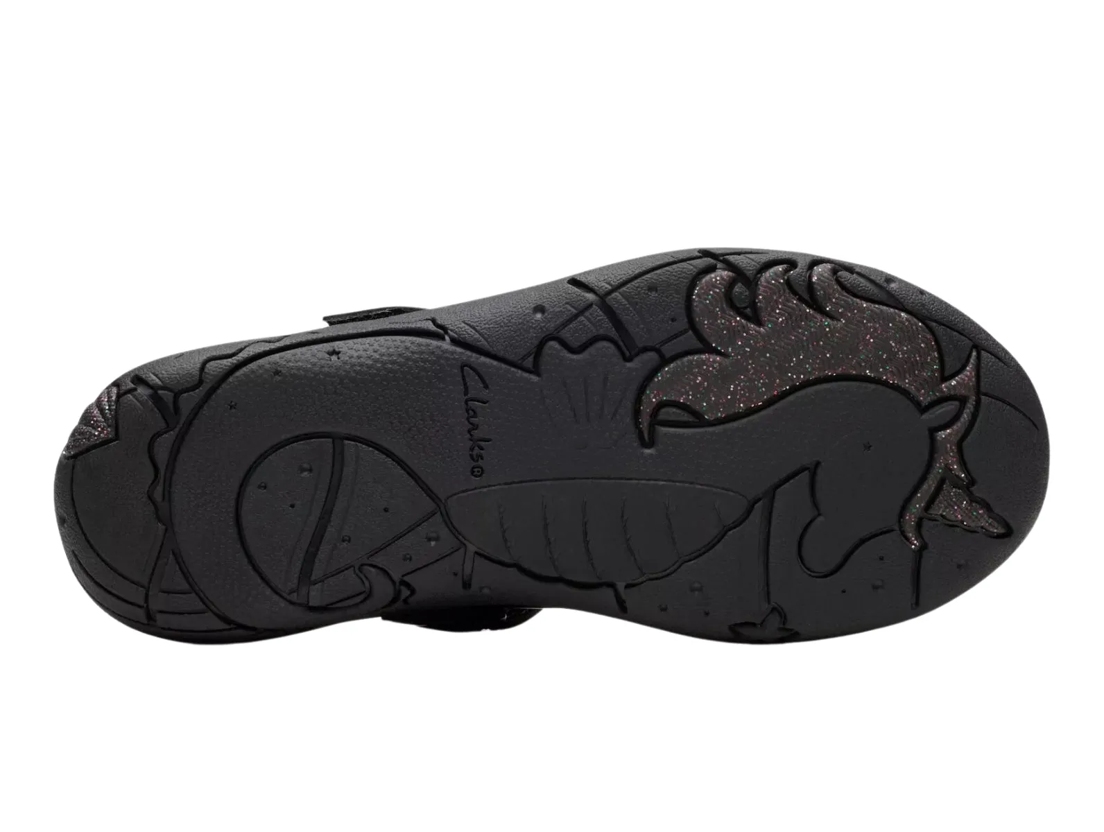Clarks Relda Spark Kids - Black Patent
