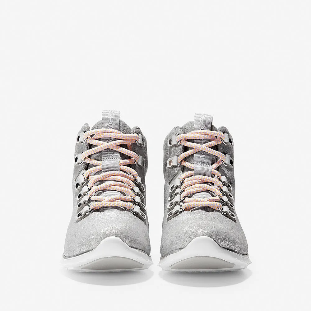 Cole Haan ZERØGRAND Hiker Silver Nubuck/Metallic