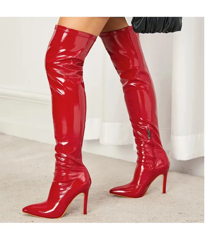 Crimson Command Boots