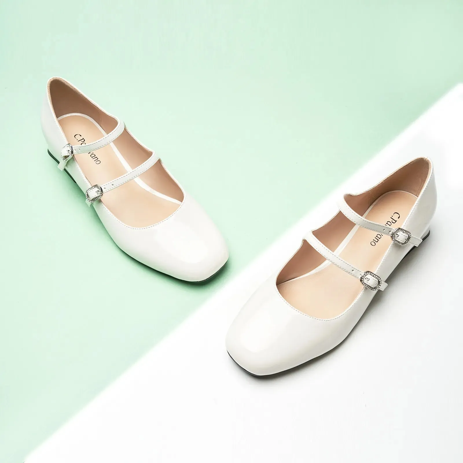 Double-Straps Block Heel Mary Jane (Kara Jane)