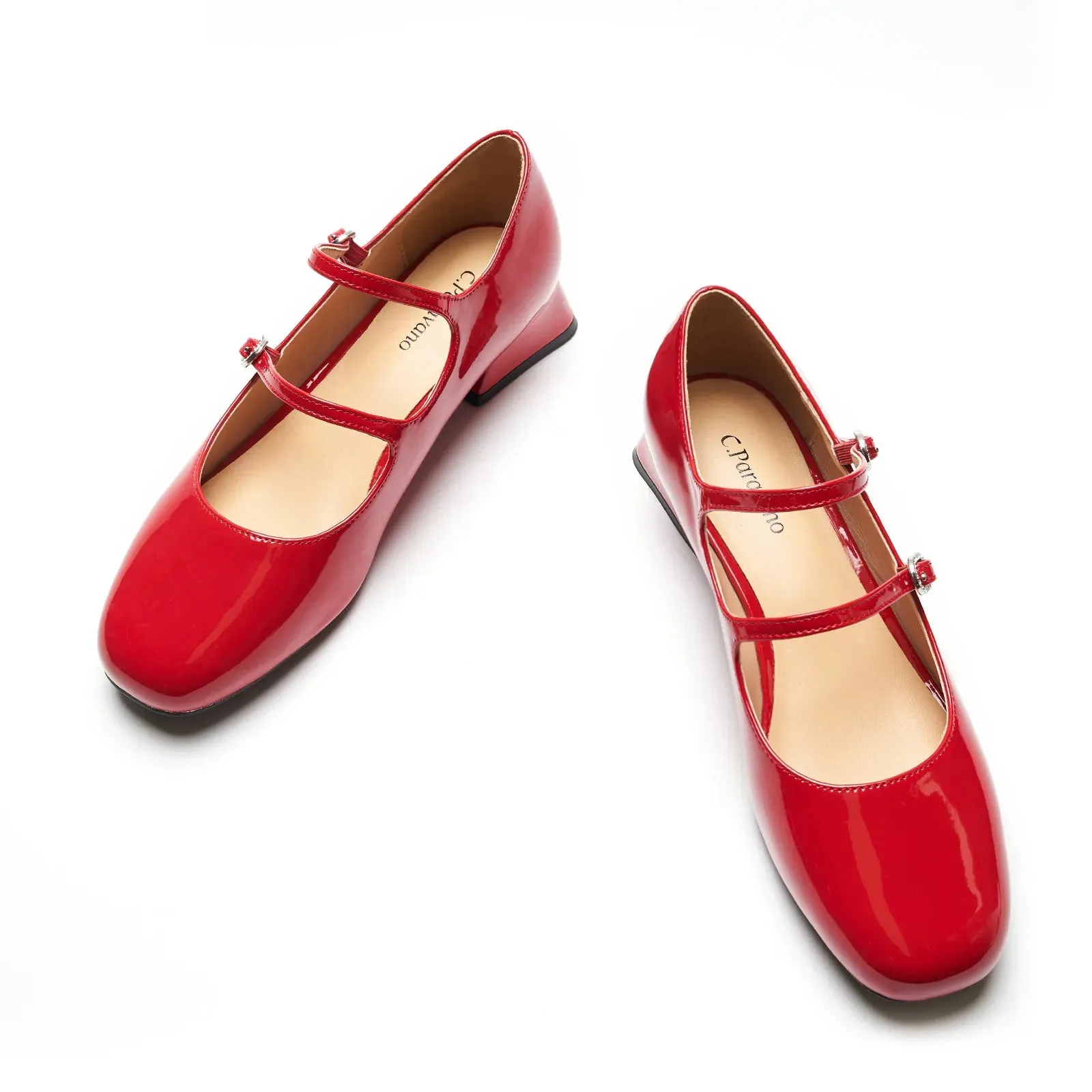 Double-Straps Block Heel Mary Jane (Kara Jane)