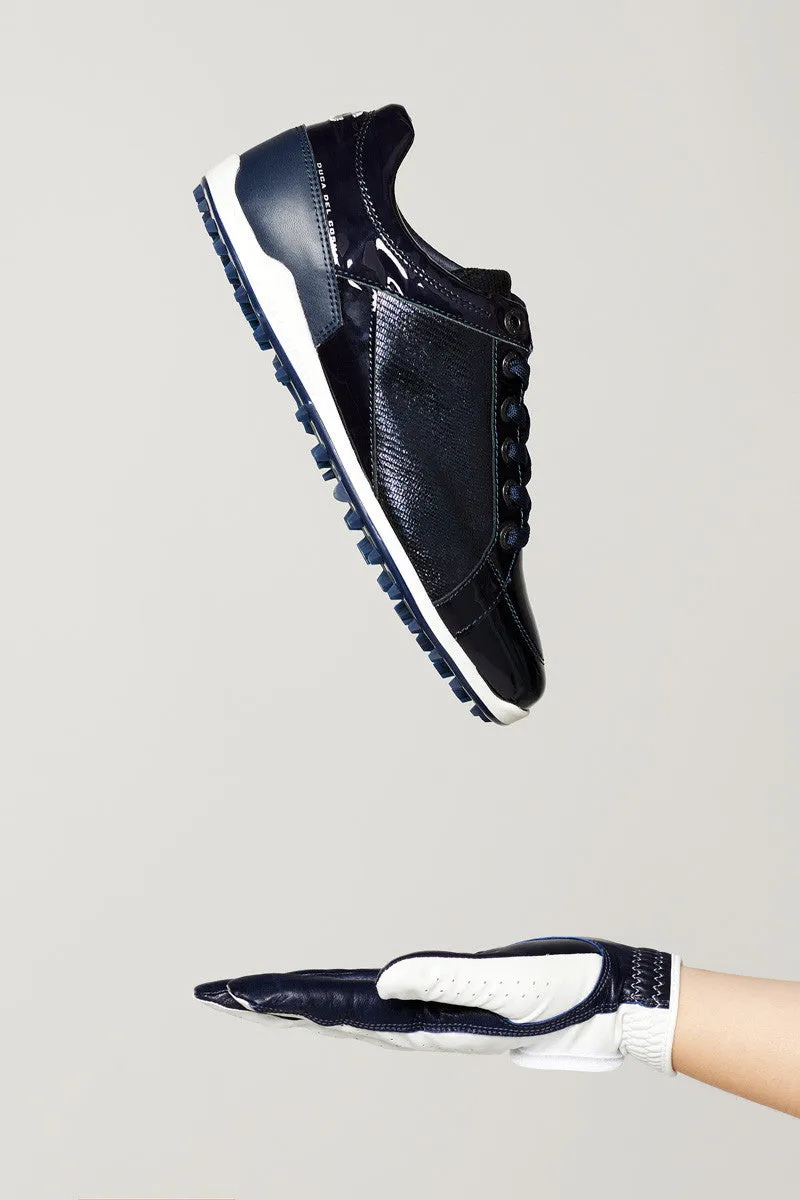 Duca Del Cosma Caldes Waterproof Ladies Golf Shoes- Navy