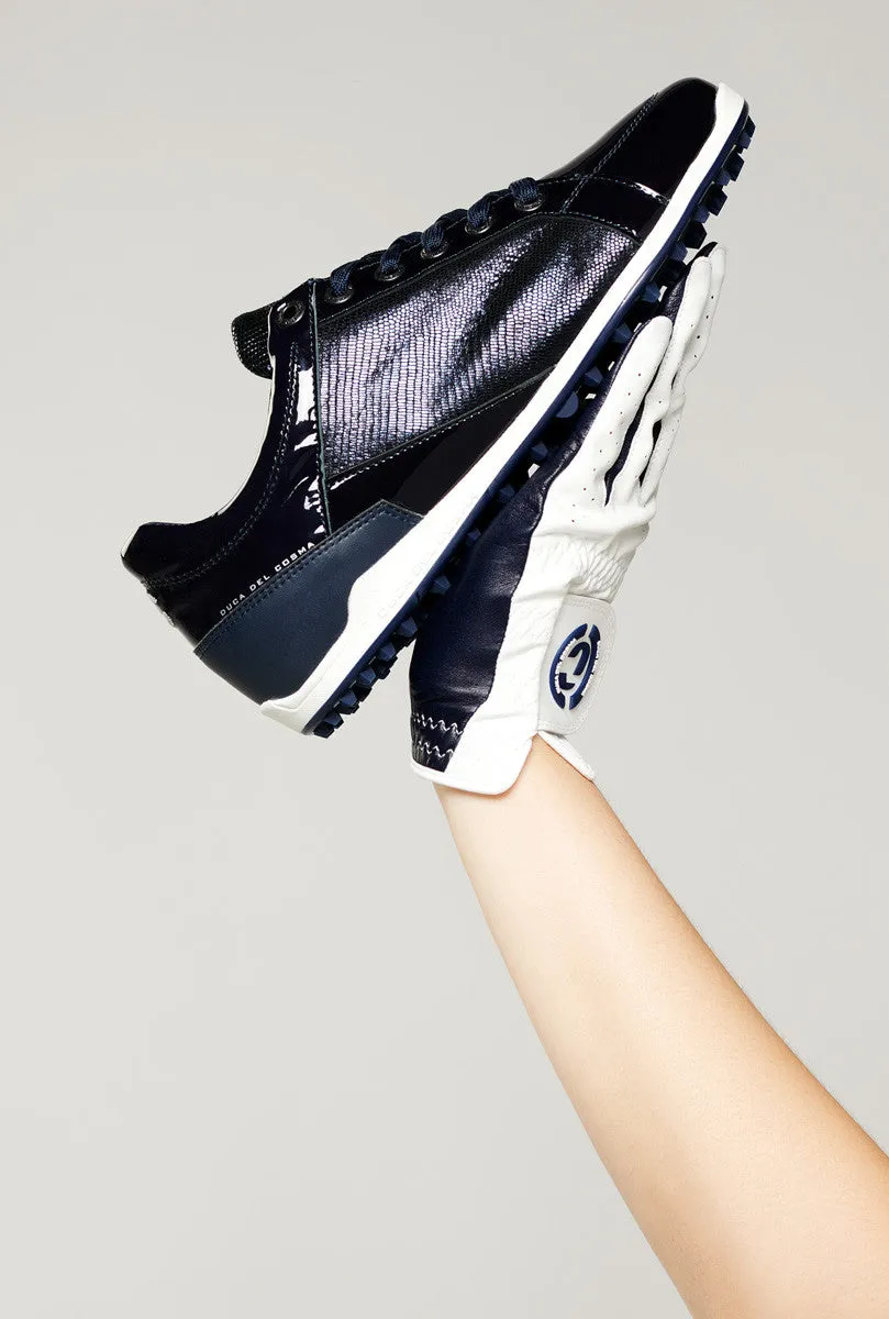 Duca Del Cosma Caldes Waterproof Ladies Golf Shoes- Navy