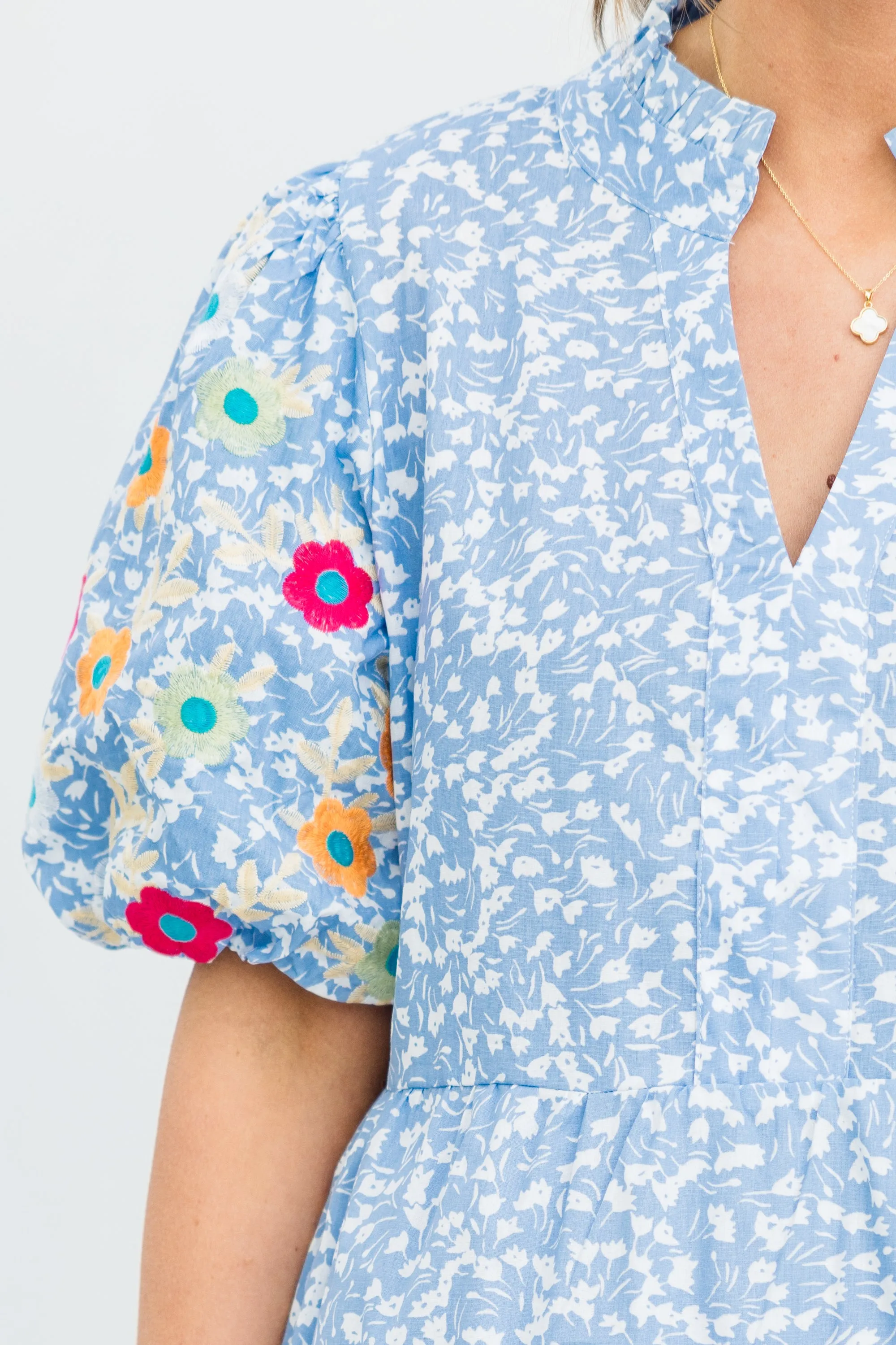 Easy Romance Dress, Blue