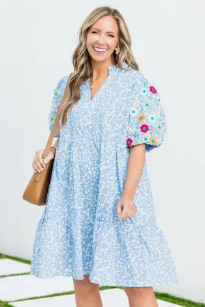 Easy Romance Dress, Blue