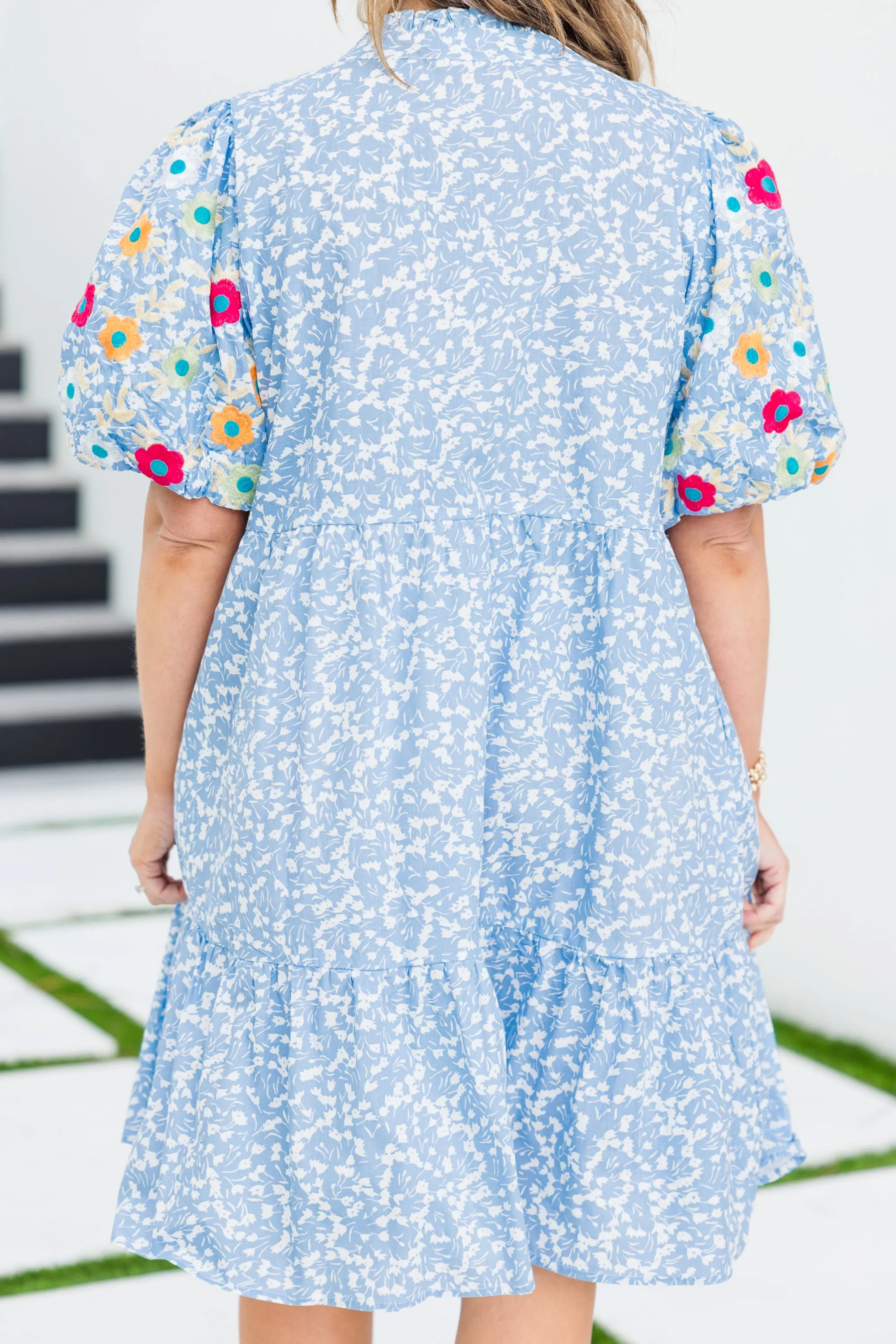 Easy Romance Dress, Blue