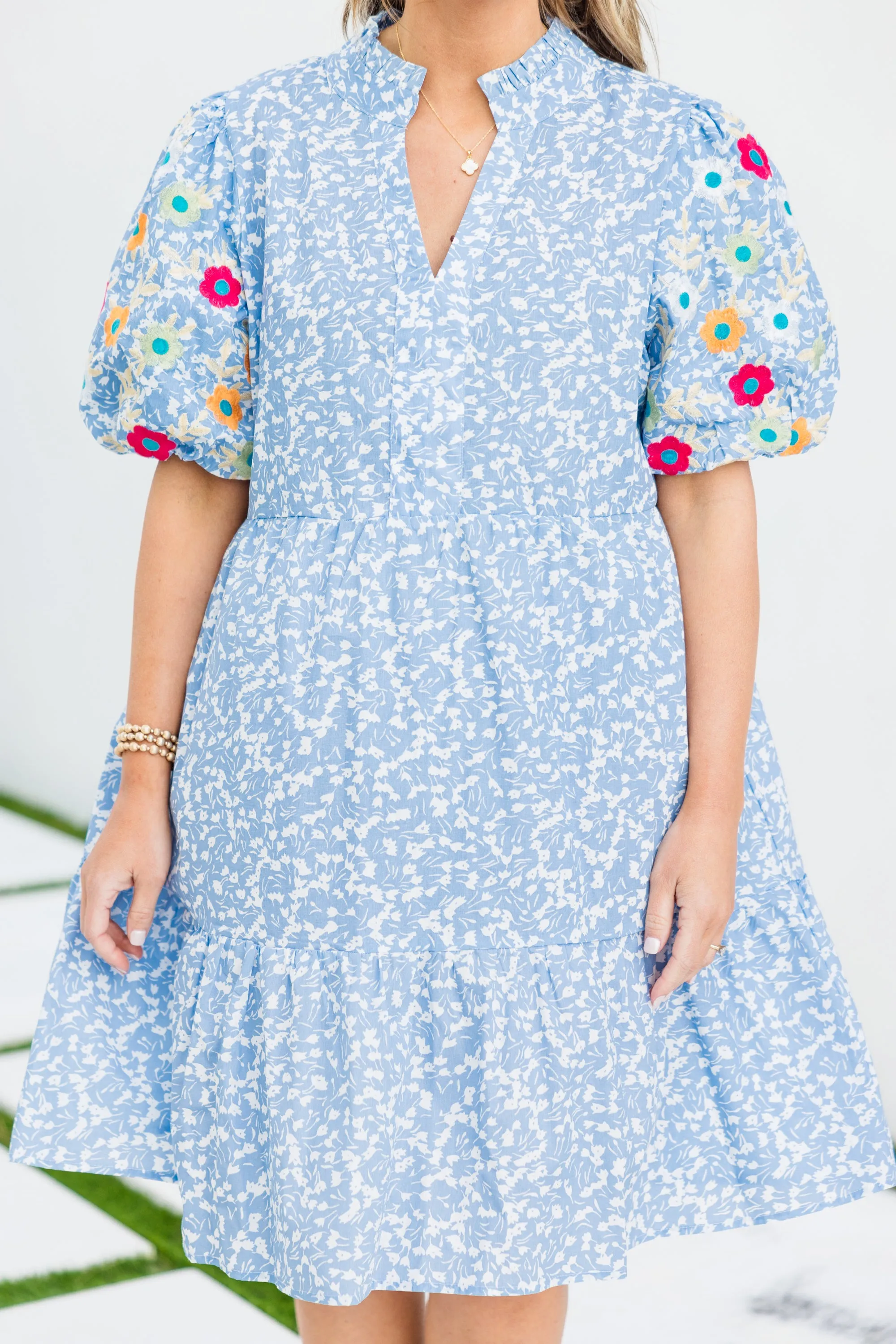 Easy Romance Dress, Blue